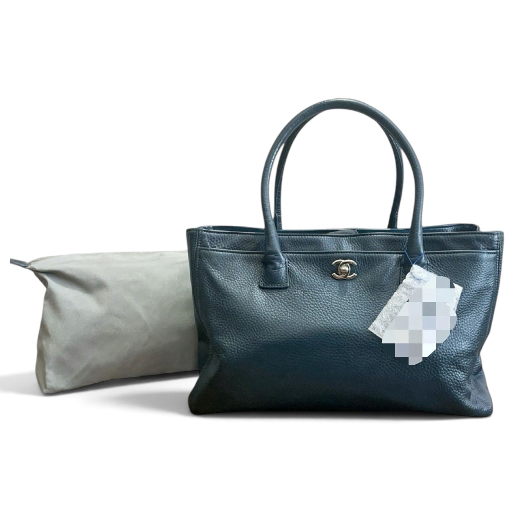 Executive leather tote
