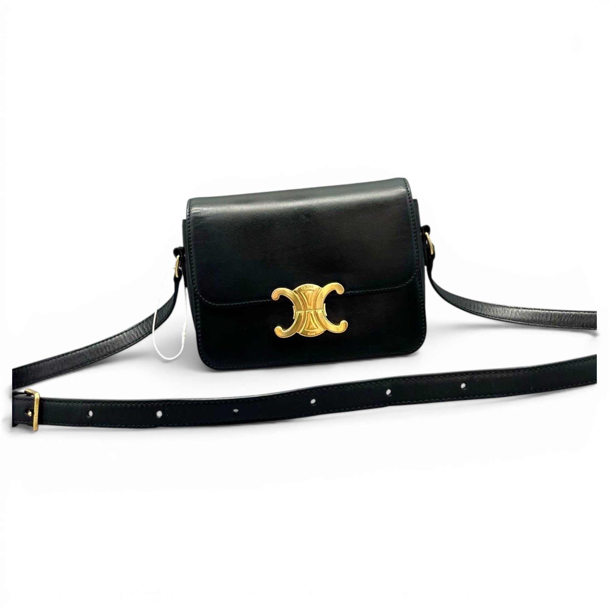 Triomphe leather handbag
