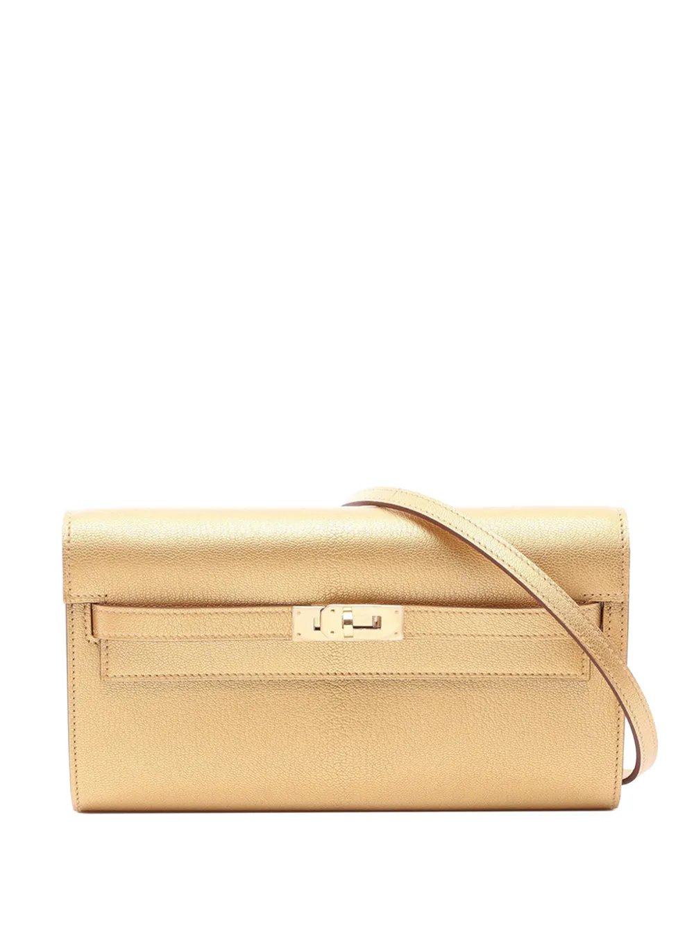 2025 Metallic Chevre Mysore Kelly To Go Wallet crossbody bag