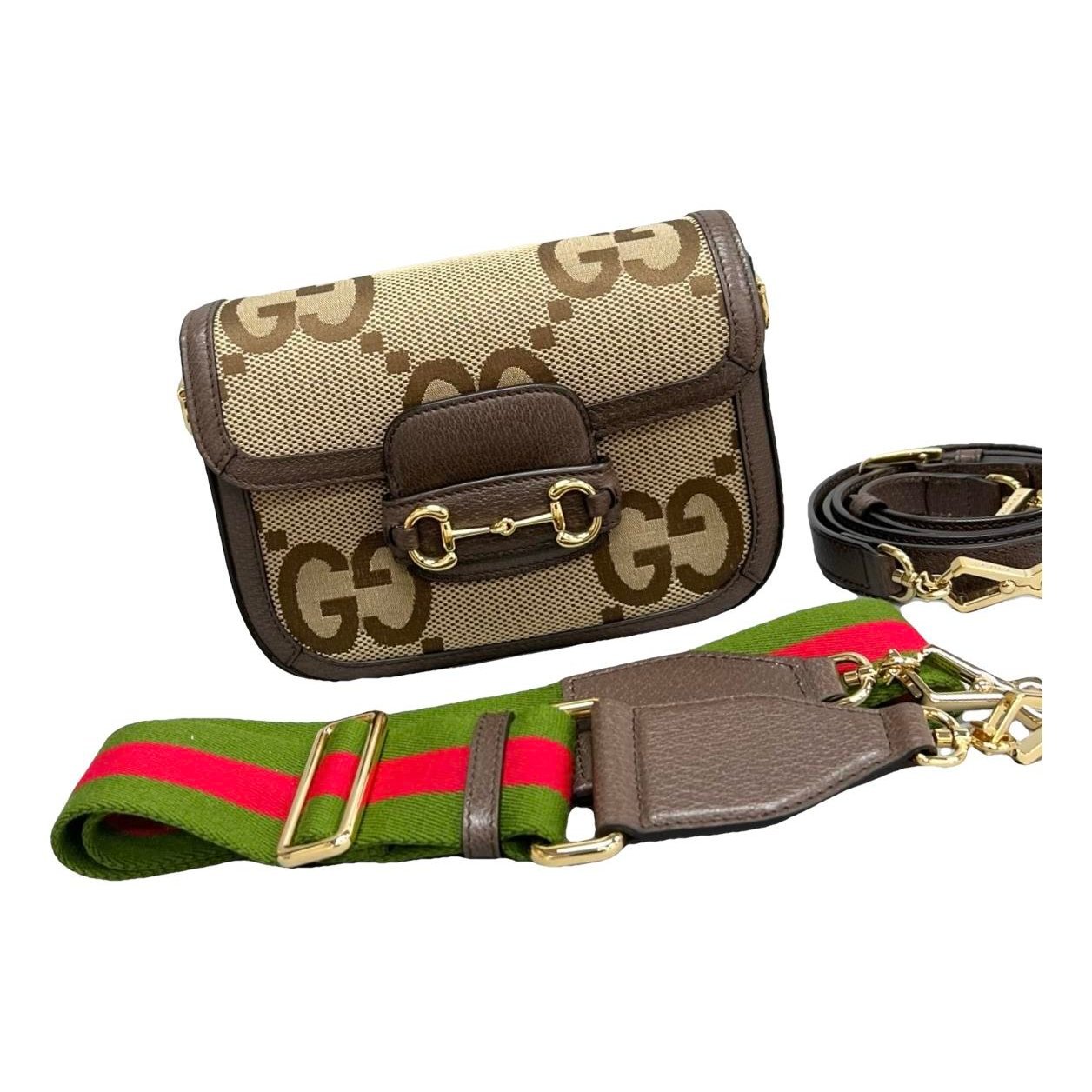 Horsebit 1955 Flap leather handbag