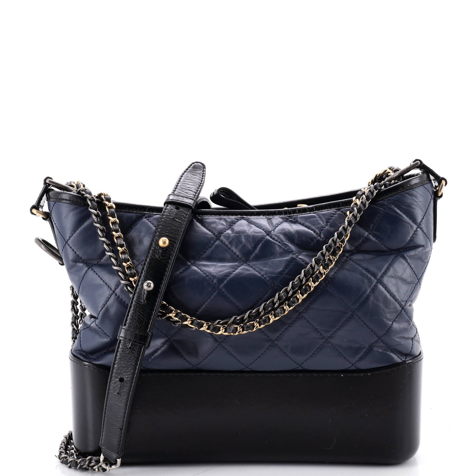 Gabrielle Hobo Quilted Aged Calfskin Medium
