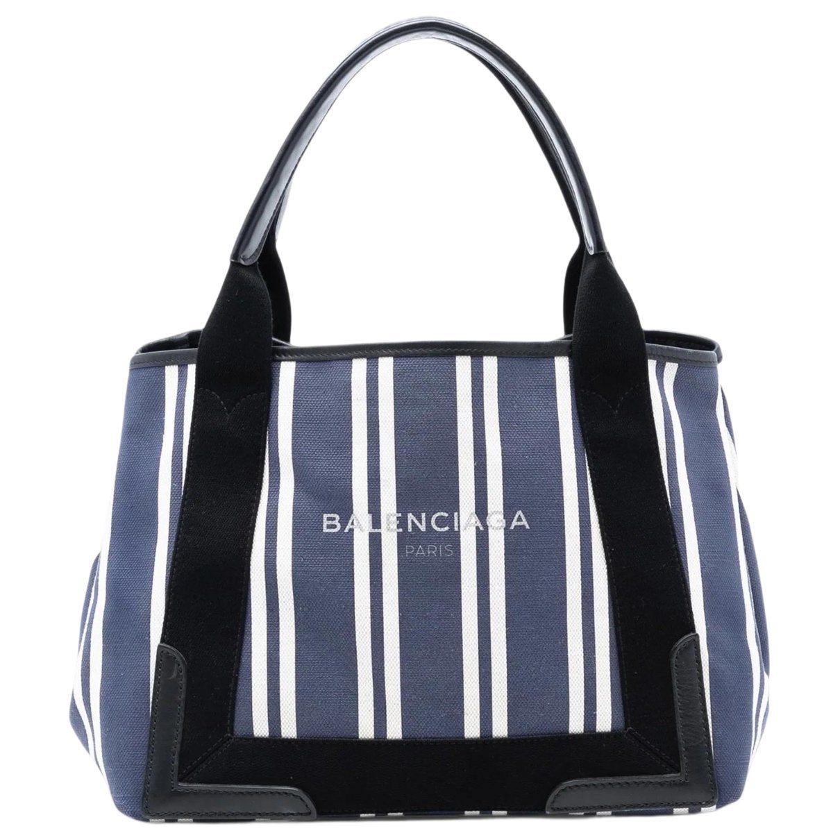 Navy cabas cloth bag