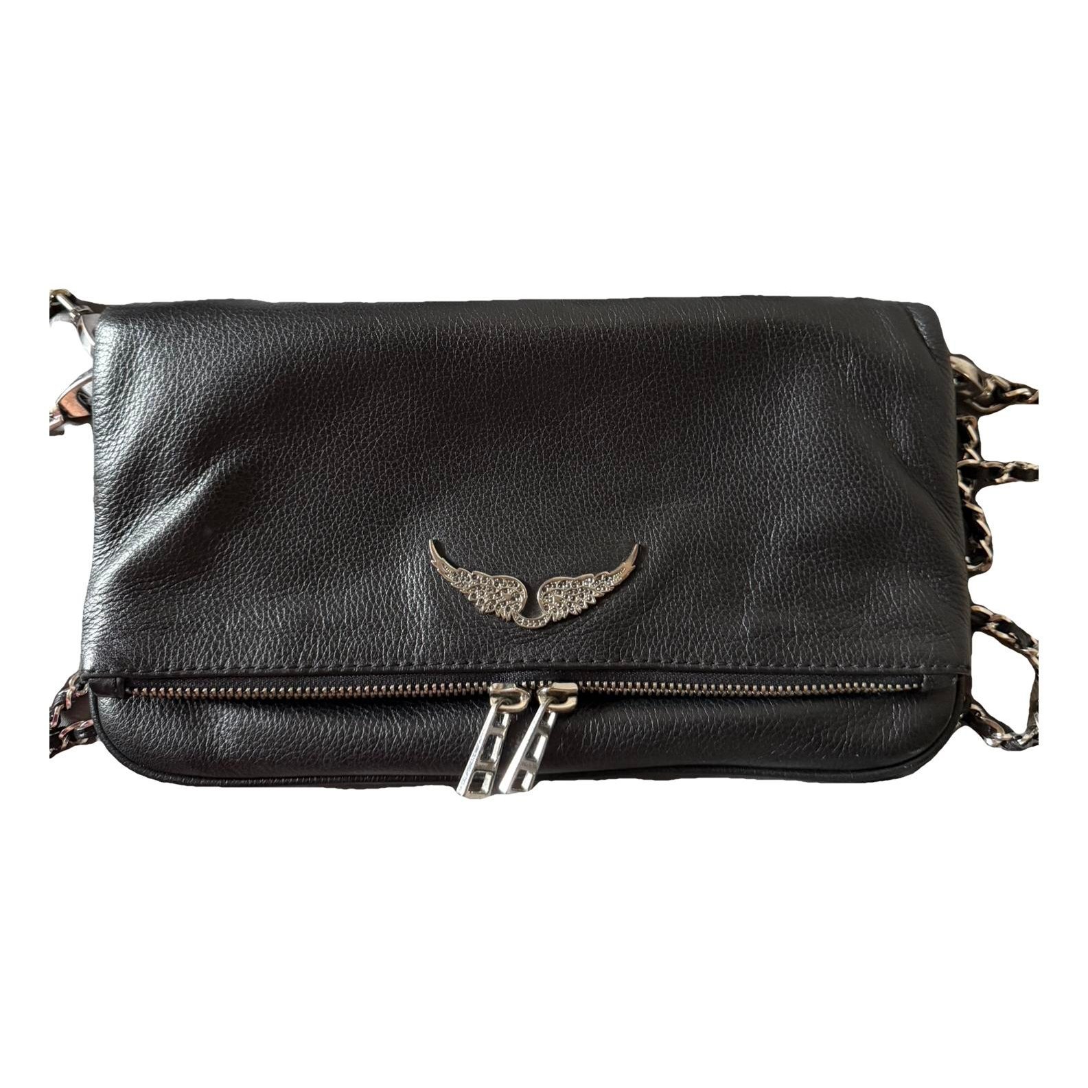 Rock leather crossbody bag