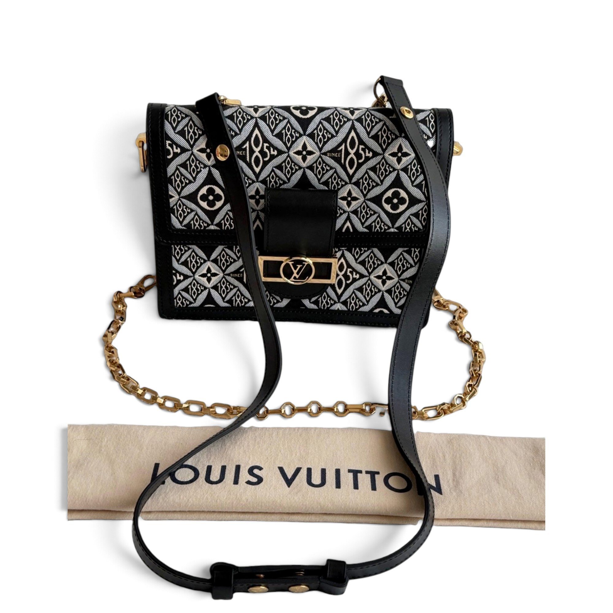 Dauphine leather handbag