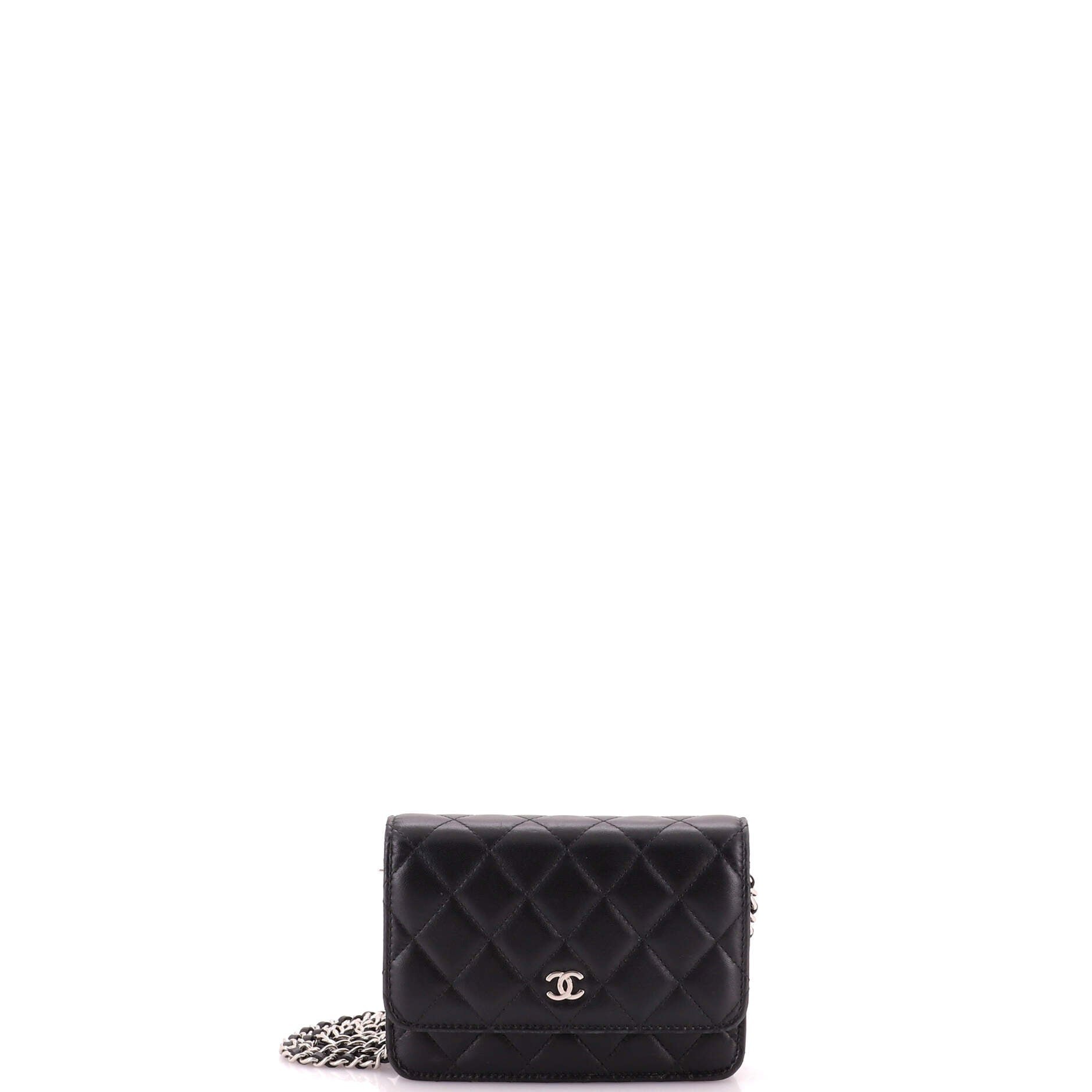 Wallet on Chain Quilted Lambskin Mini