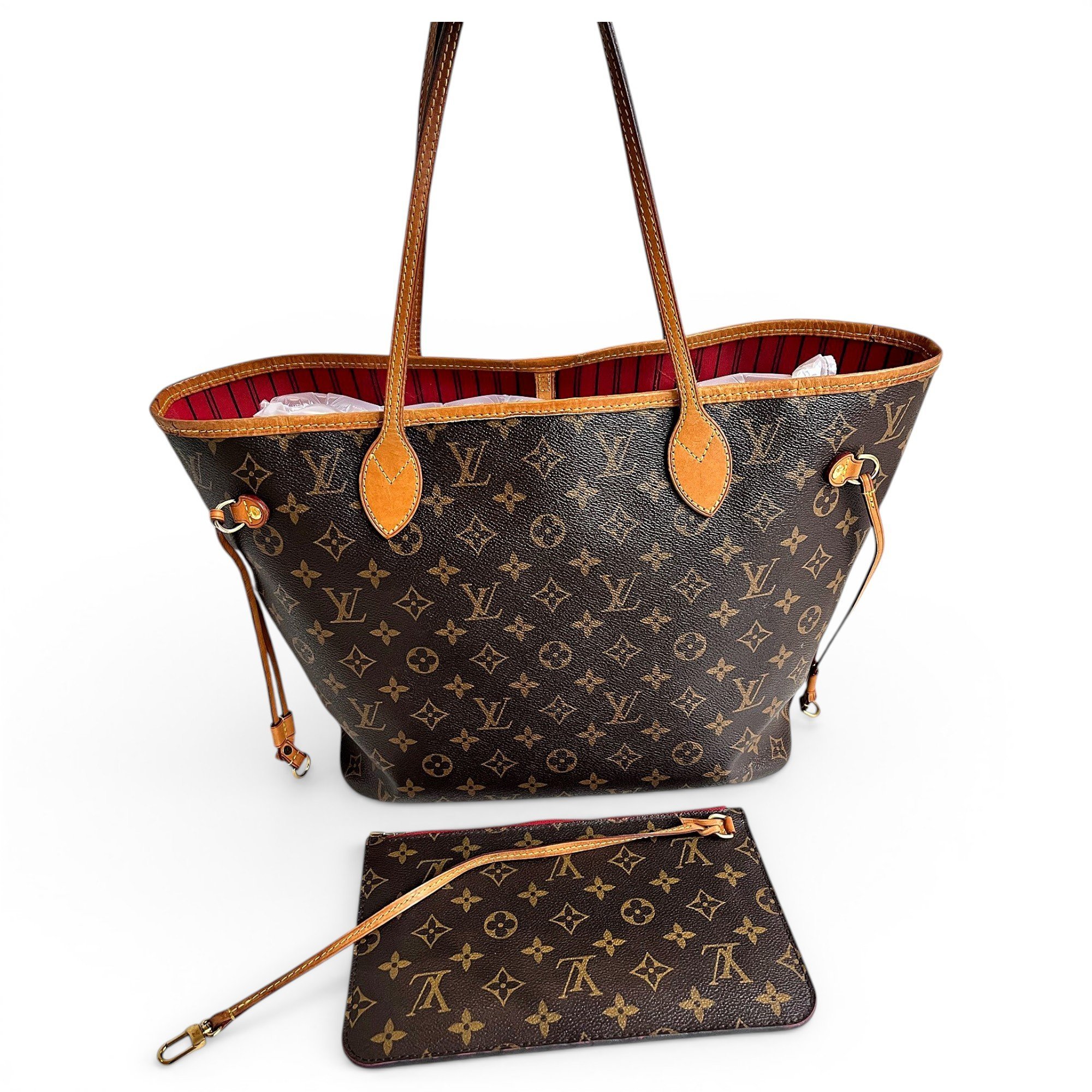 Neverfull leather handbag