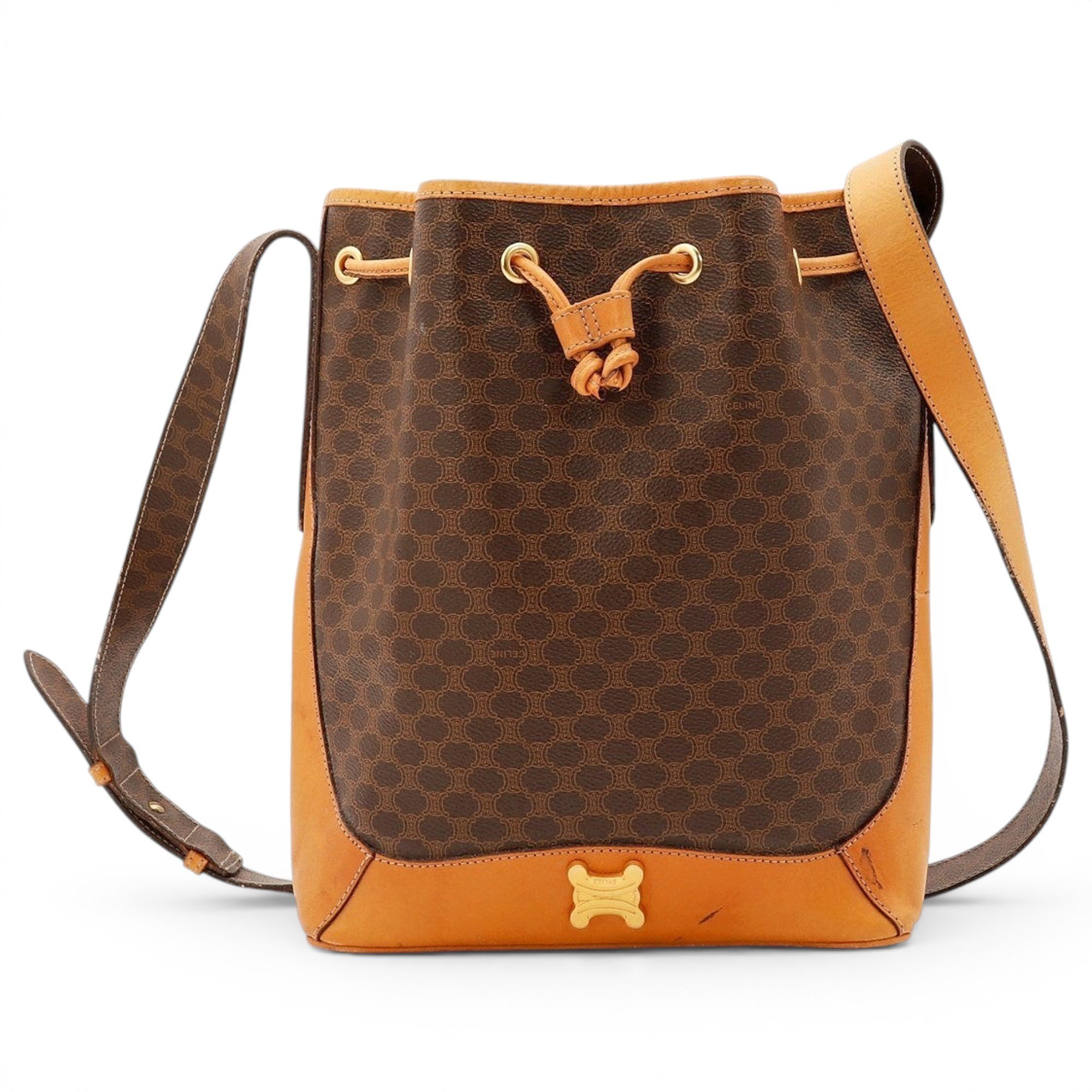 Triomphe leather handbag