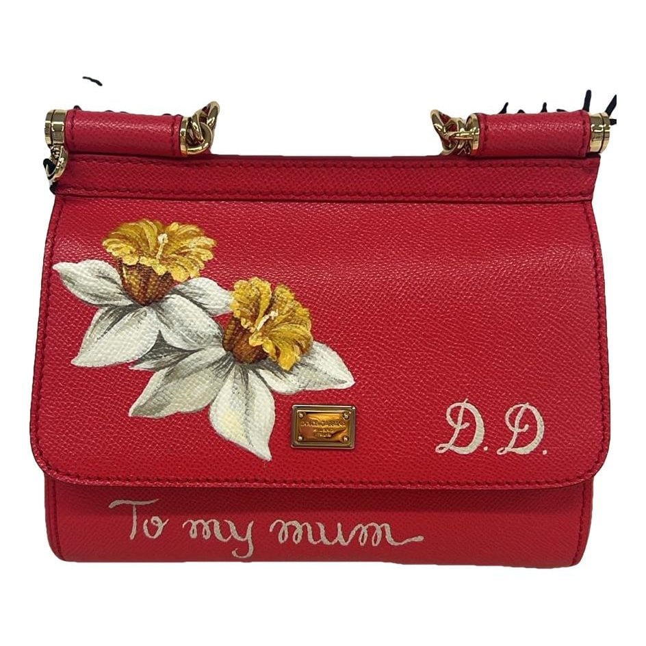 Dolce & Gabbana Sicily leather crossbody bag