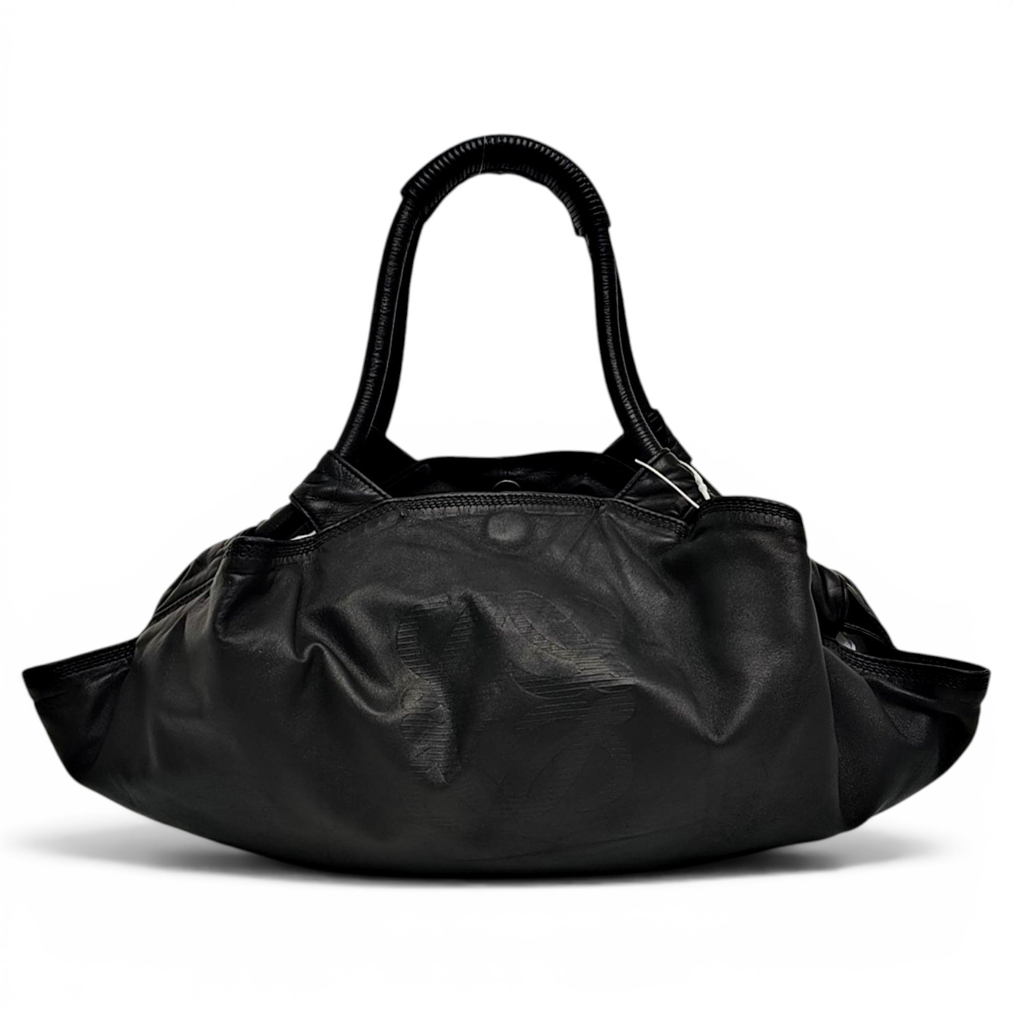 A5 leather handbag