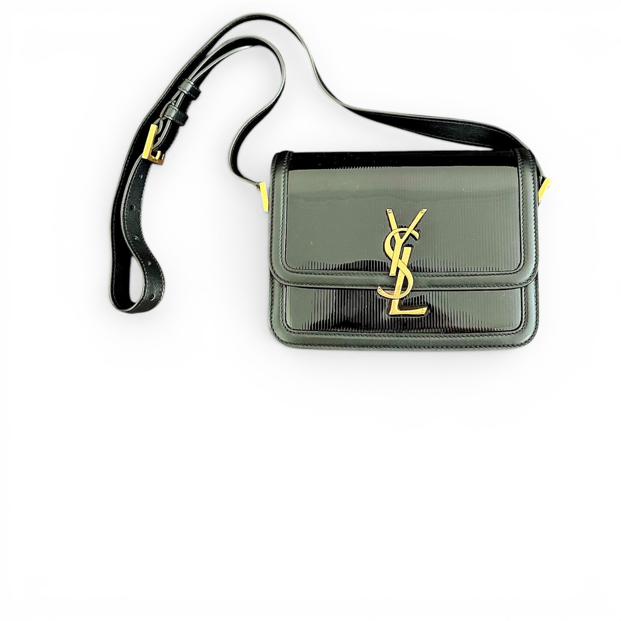 Solférino leather handbag