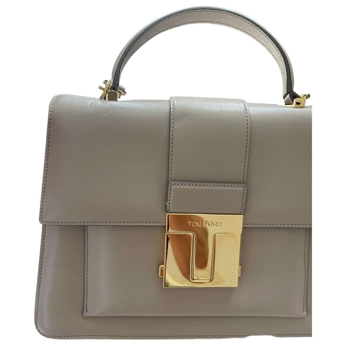 Leather tote