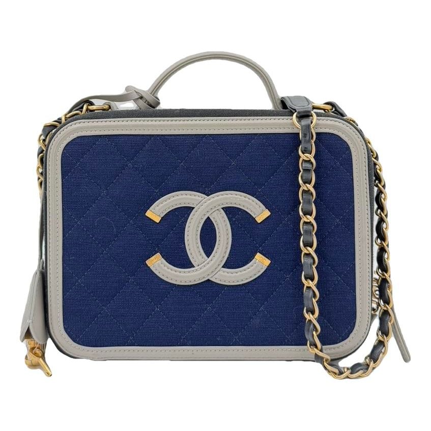 Vanity leather handbag
