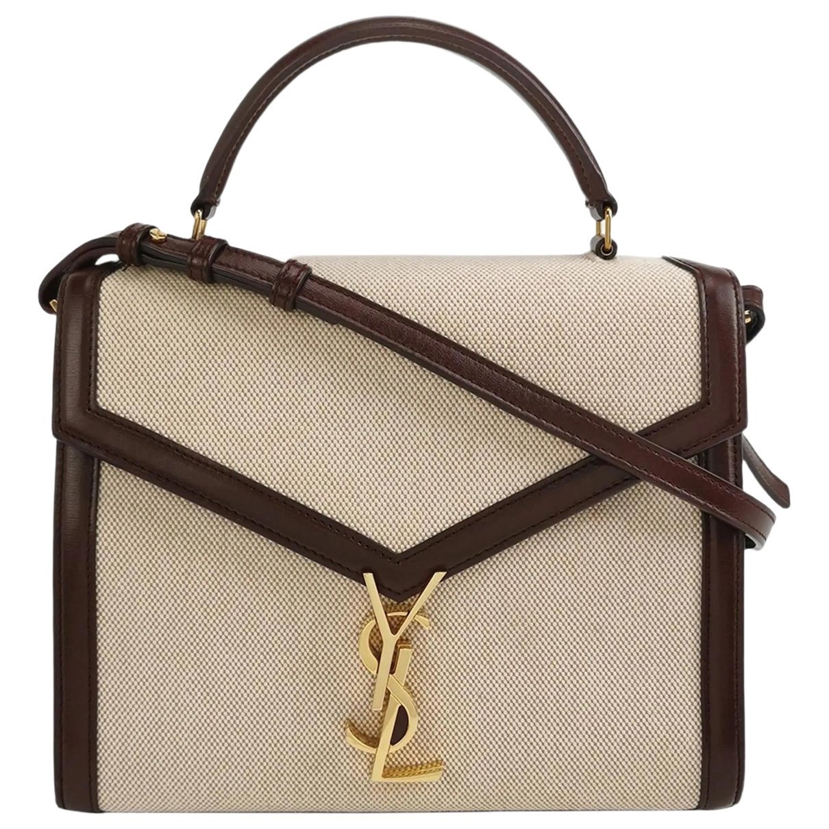 Cassandra Top Handle cloth crossbody bag