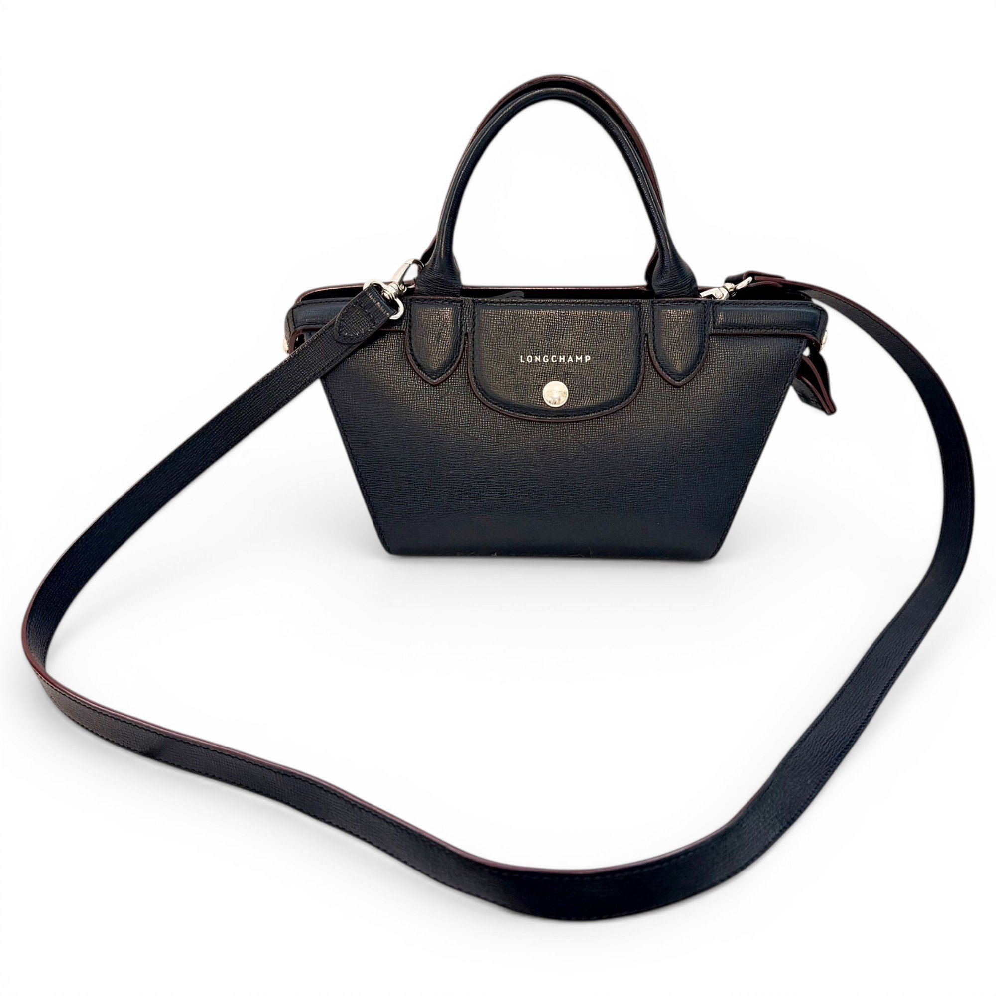 Heritage leather crossbody bag