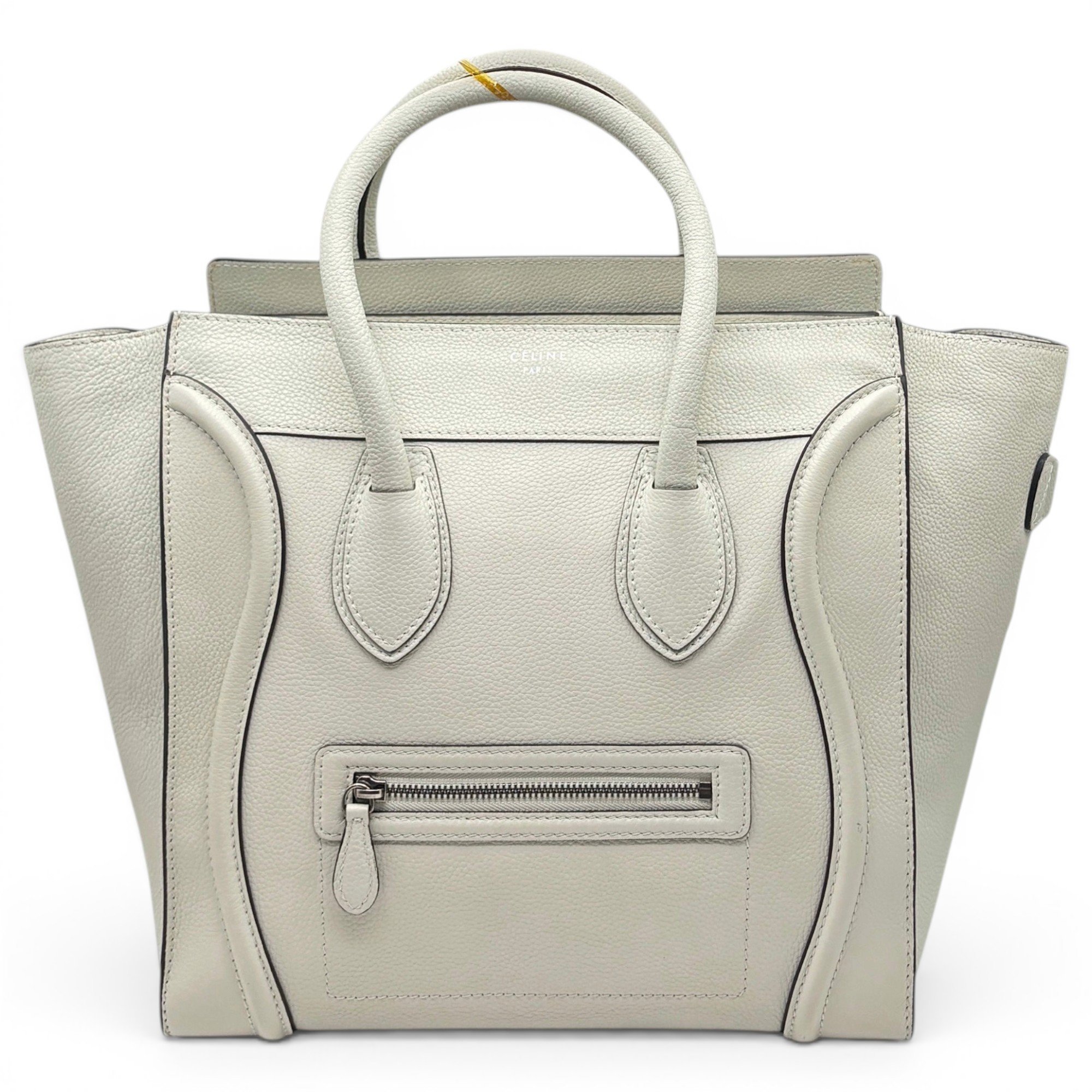 Luggage pony-style calfskin handbag