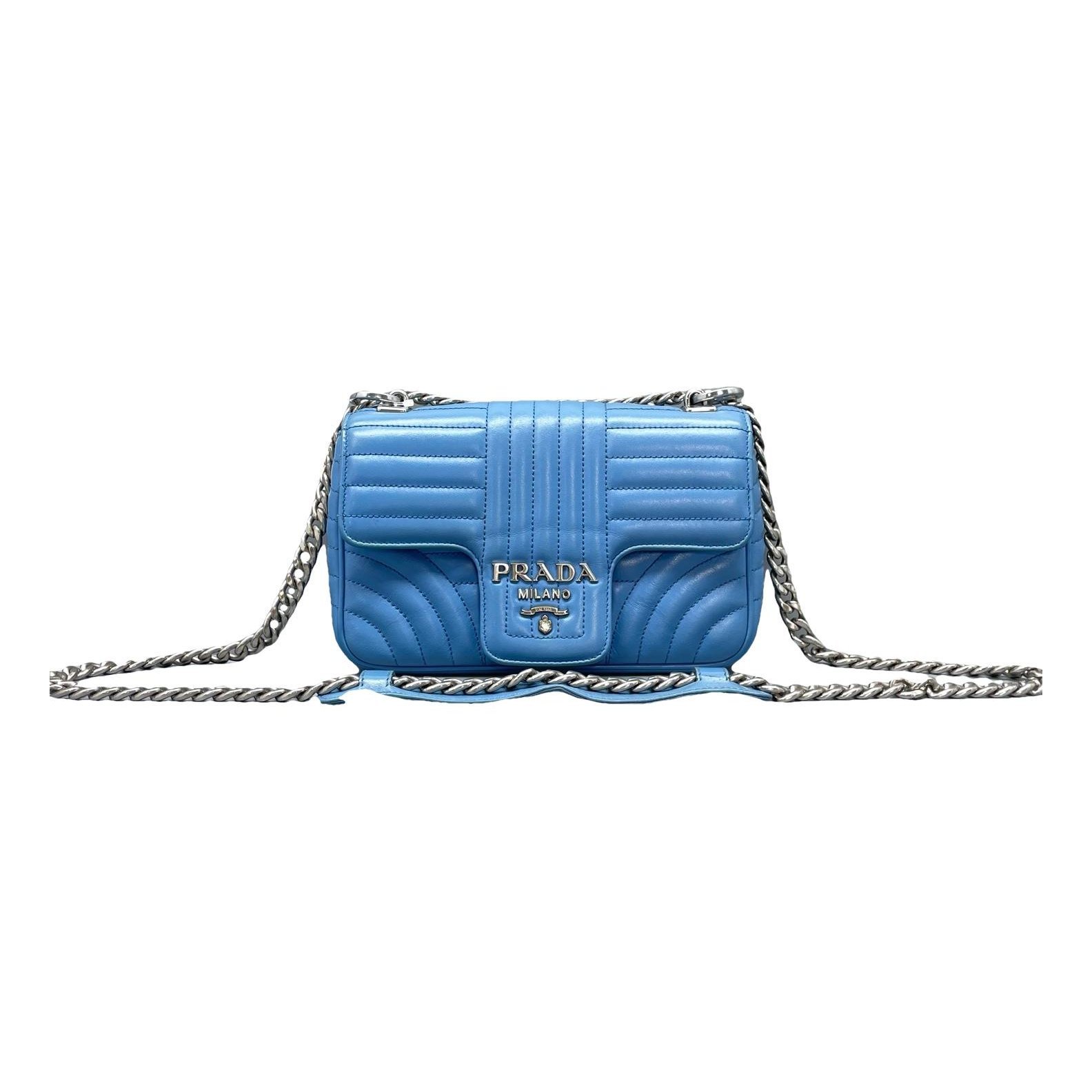 Diagramme leather handbag