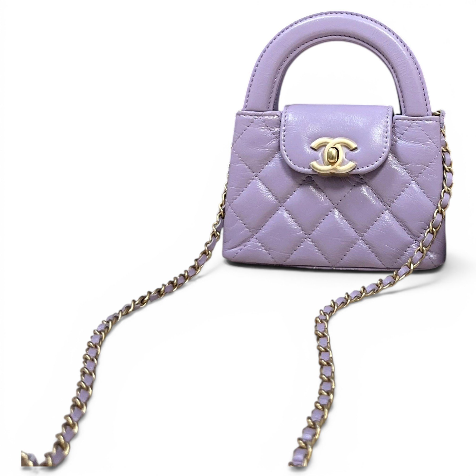 Mini Shopping pony-style calfskin handbag