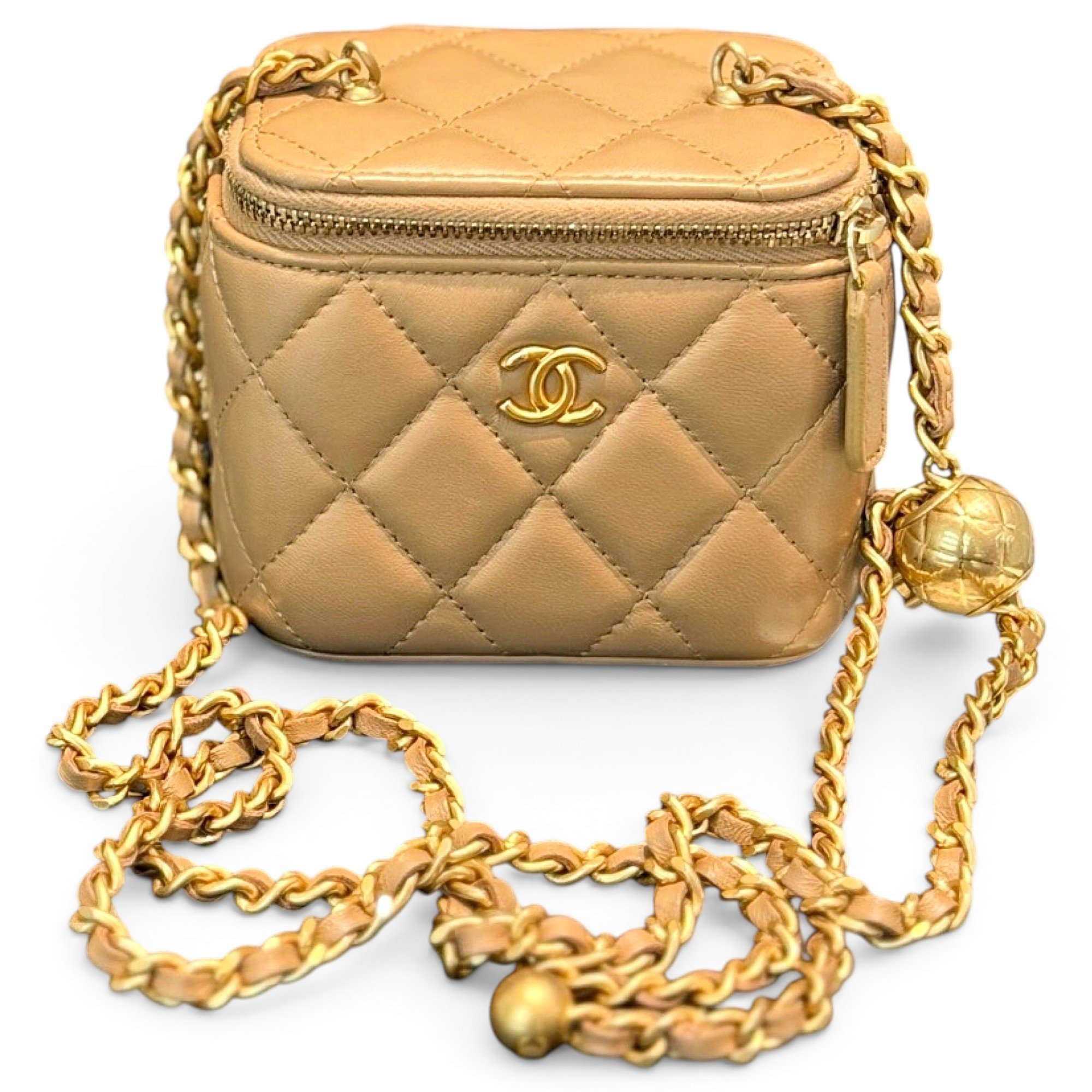 Vanity leather mini bag