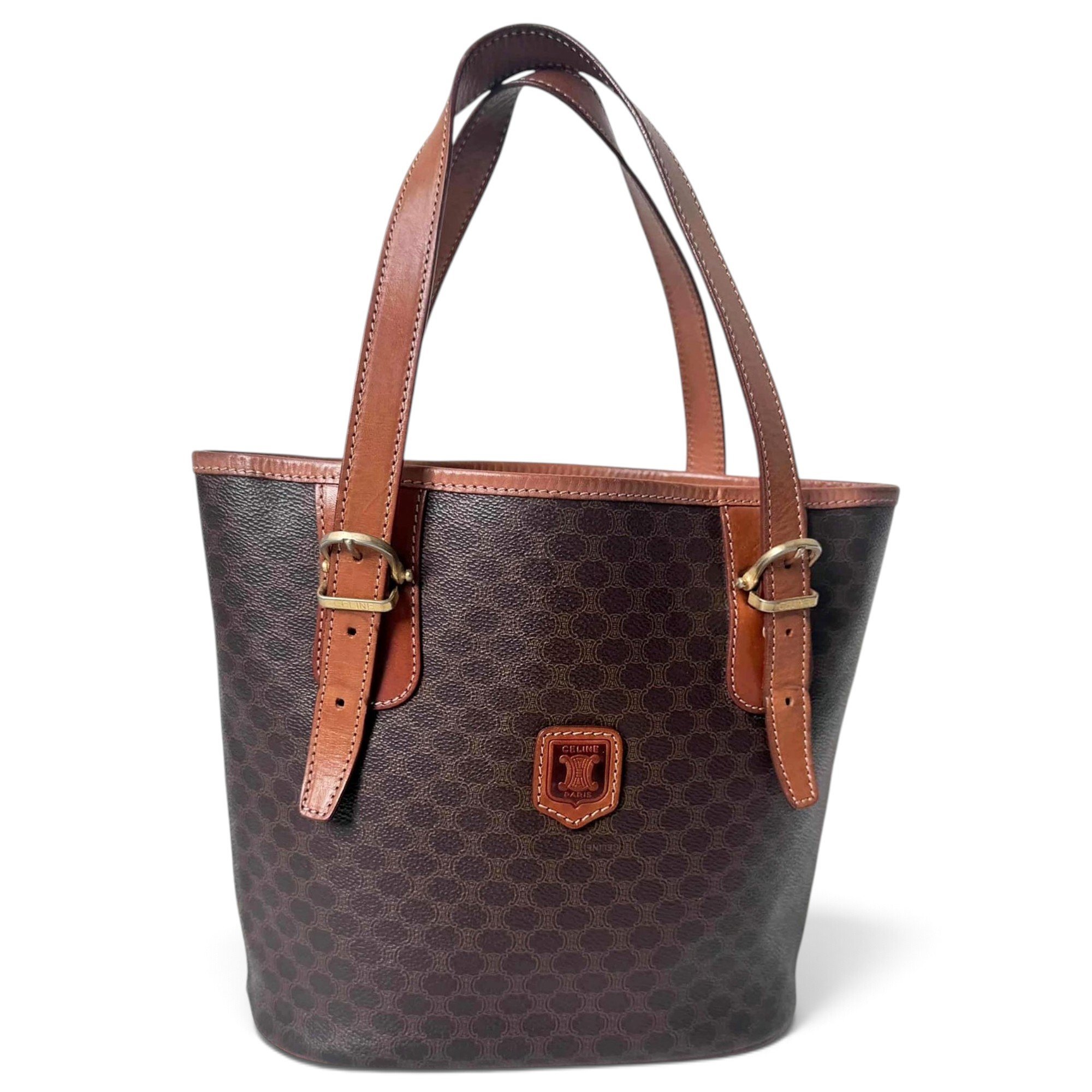 Leather tote