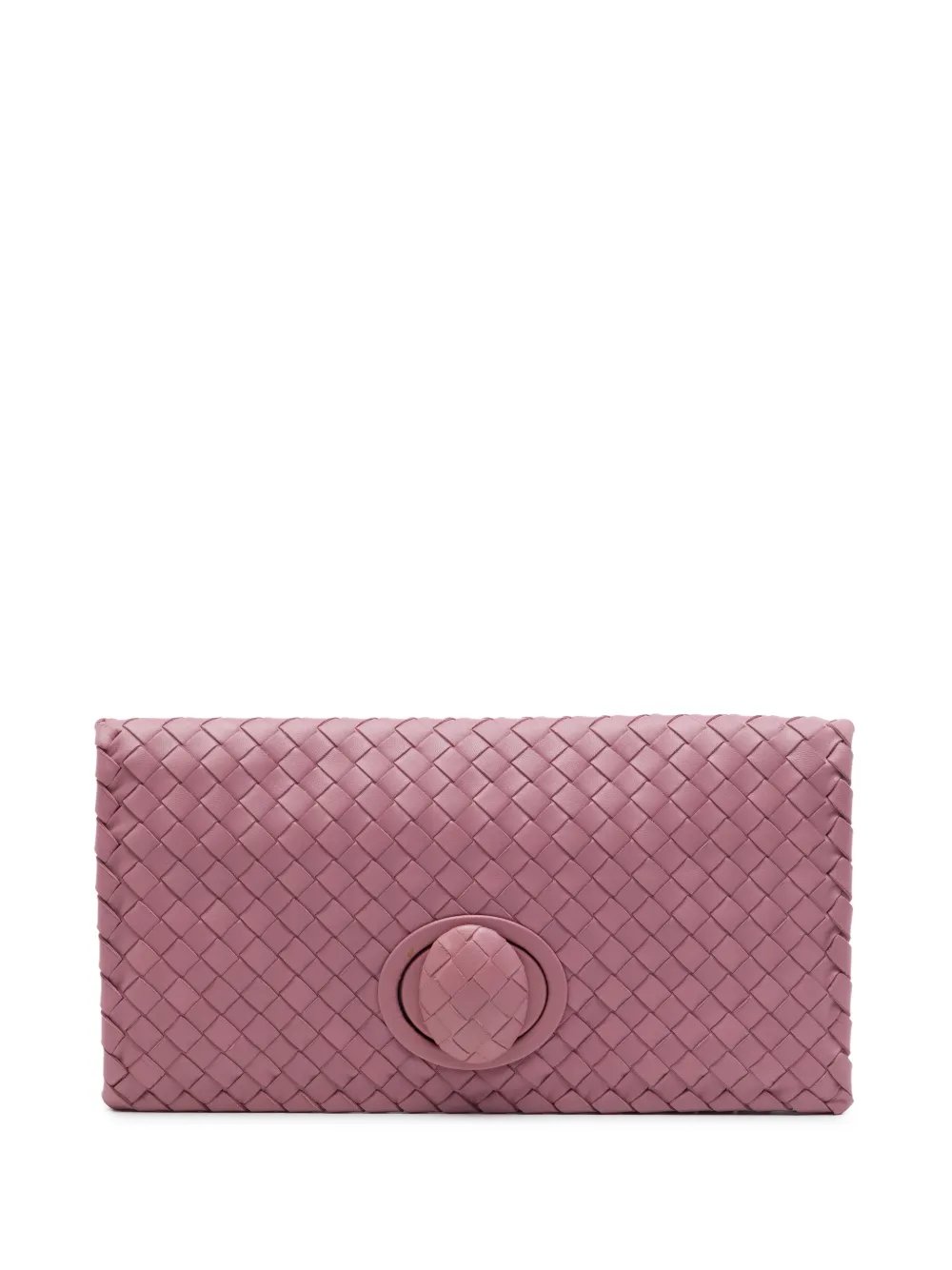 2012-2026 Nappa Intrecciato Turn Lock clutch bag