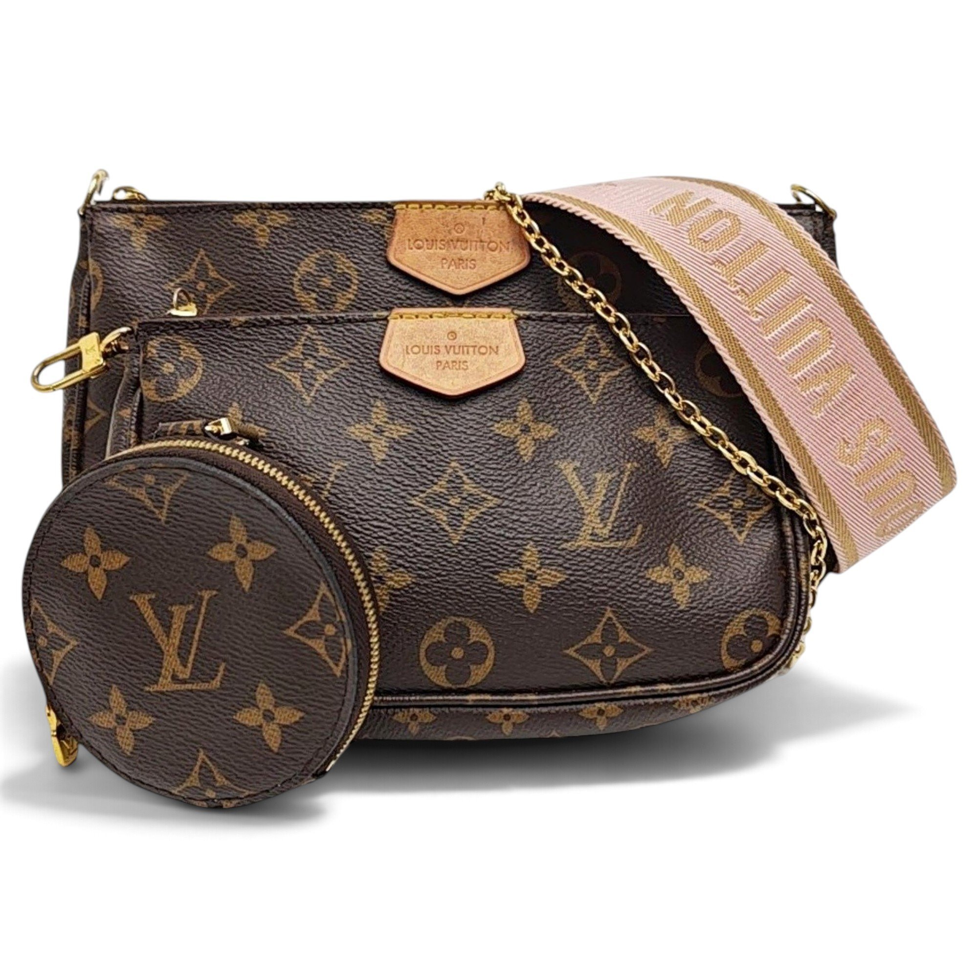 Maxi Multi Pochette Accessoires leather handbag
