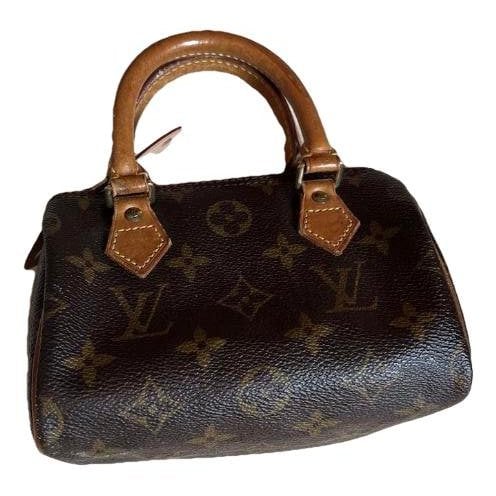 Nano Speedy / Mini HL leather crossbody bag