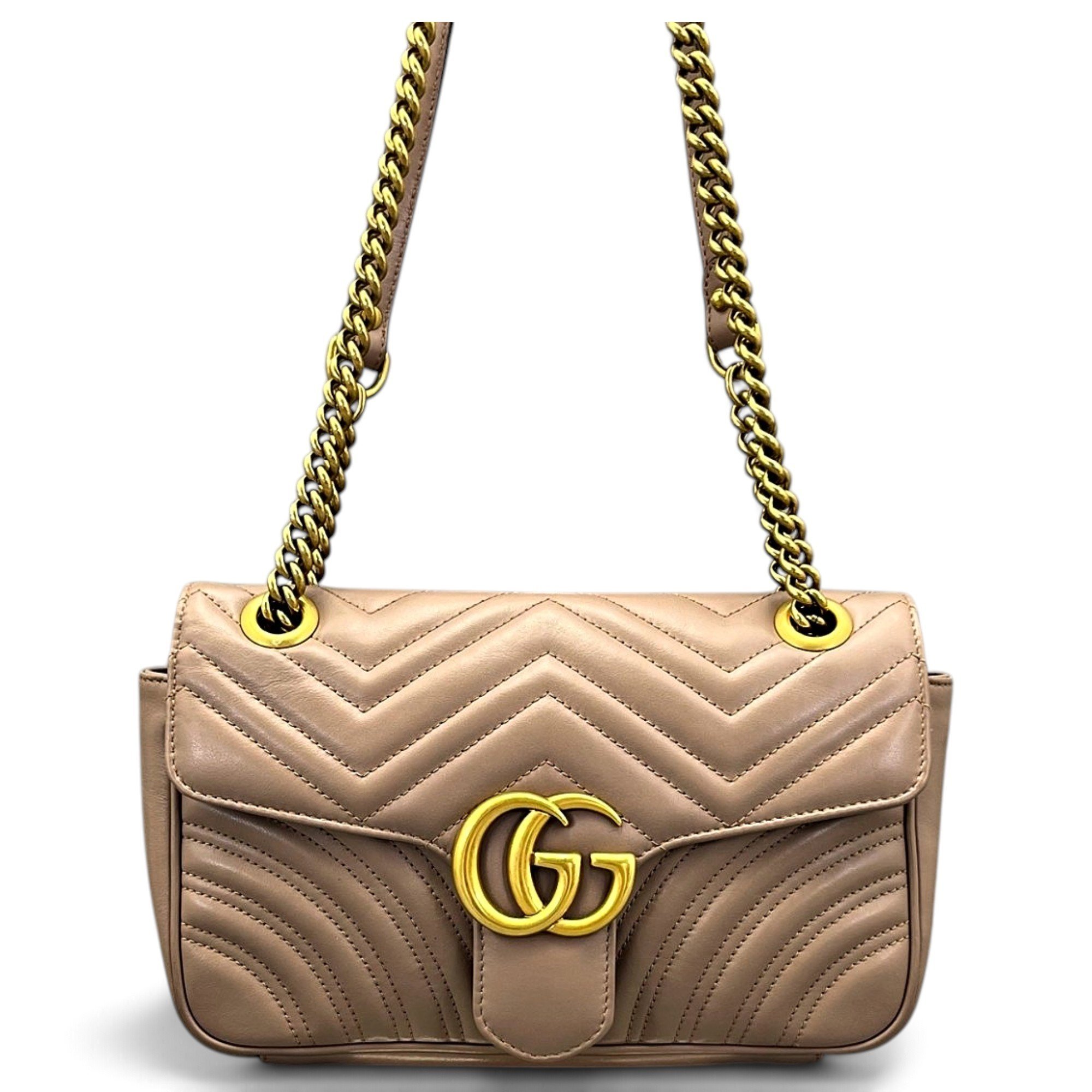 GG Marmont Flap leather handbag