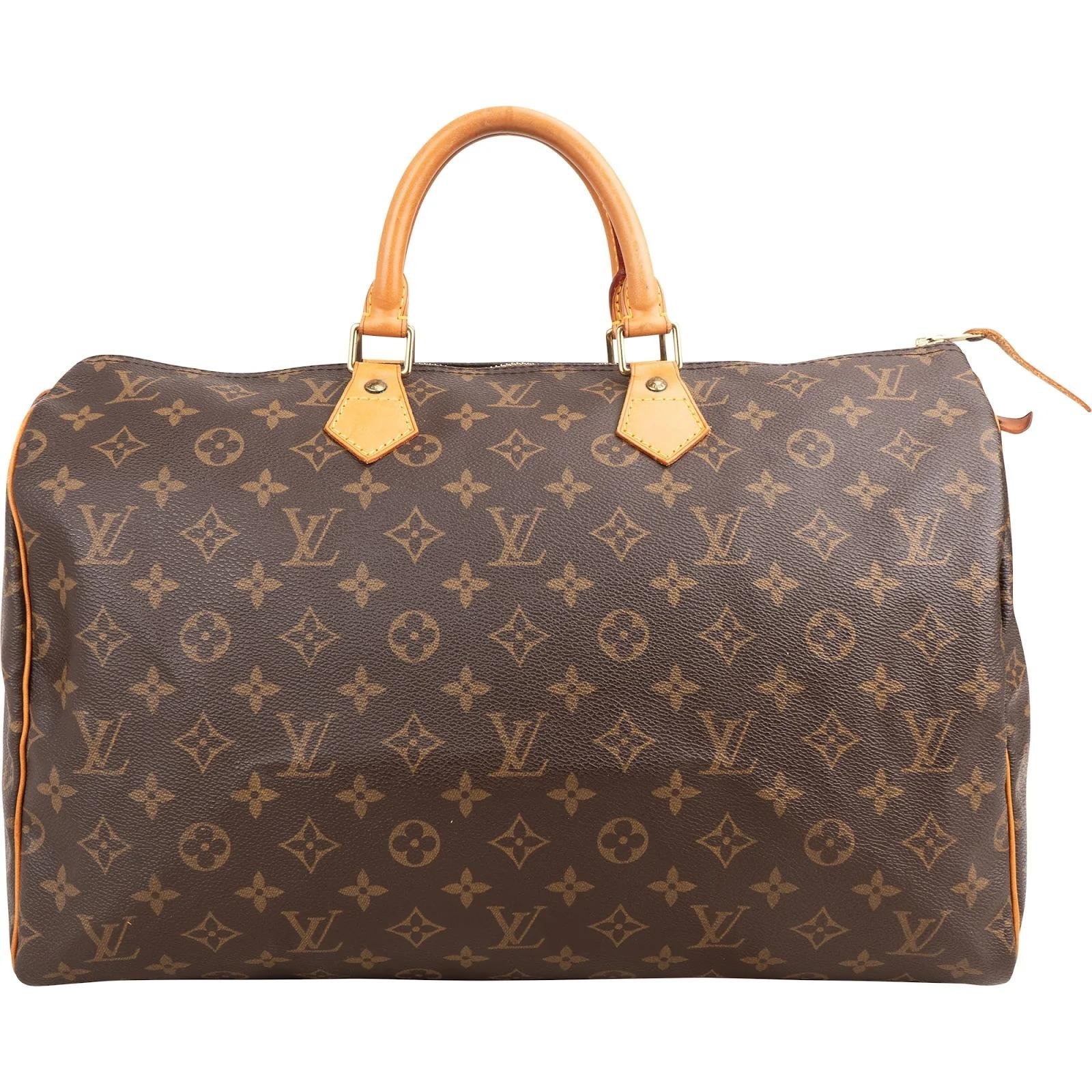 Speedy leather handbag