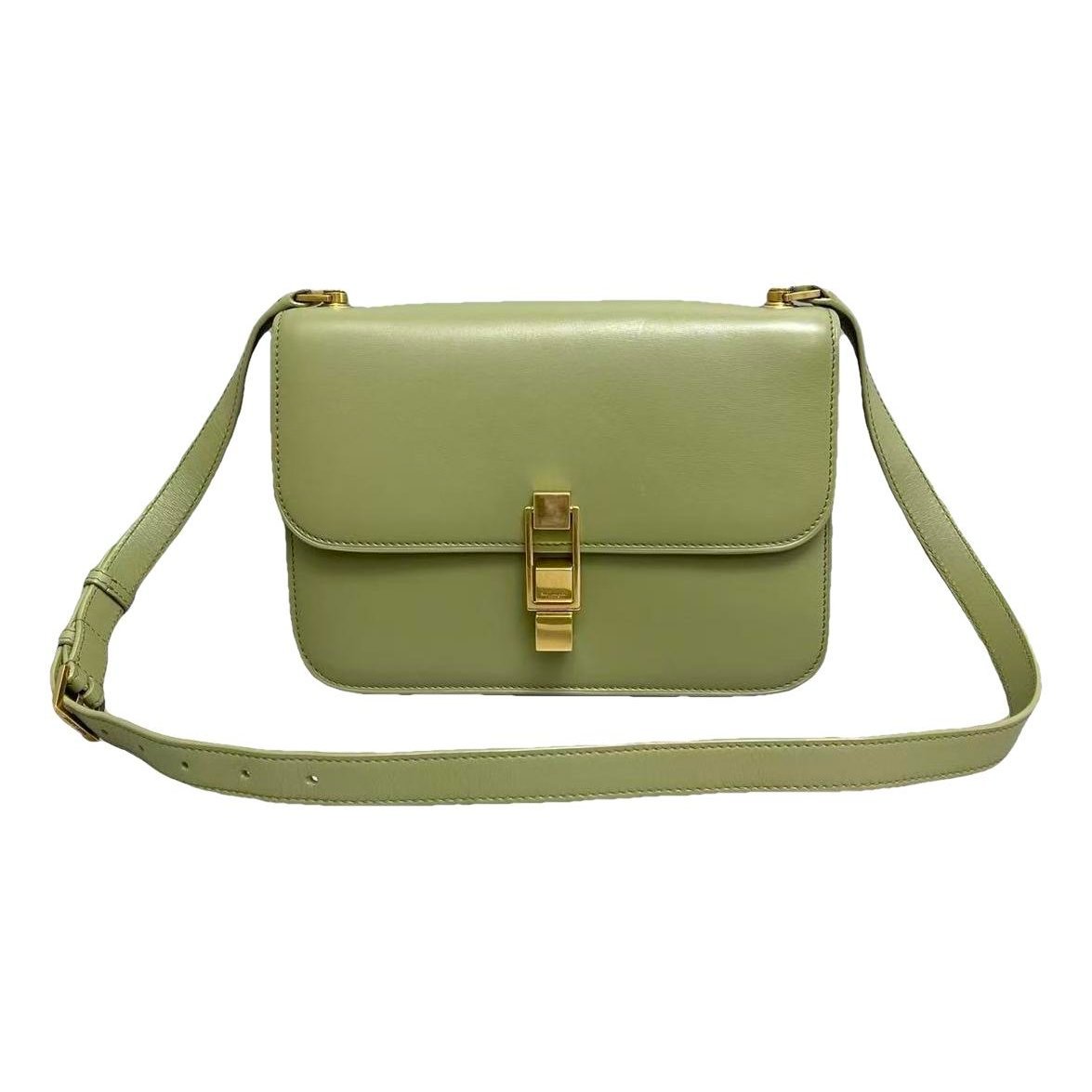 Carré leather handbag