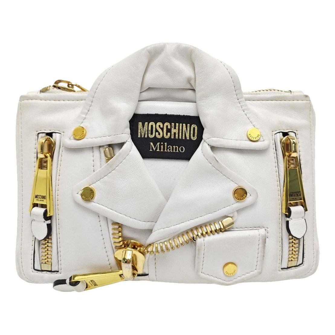 Moschino Biker leather handbag