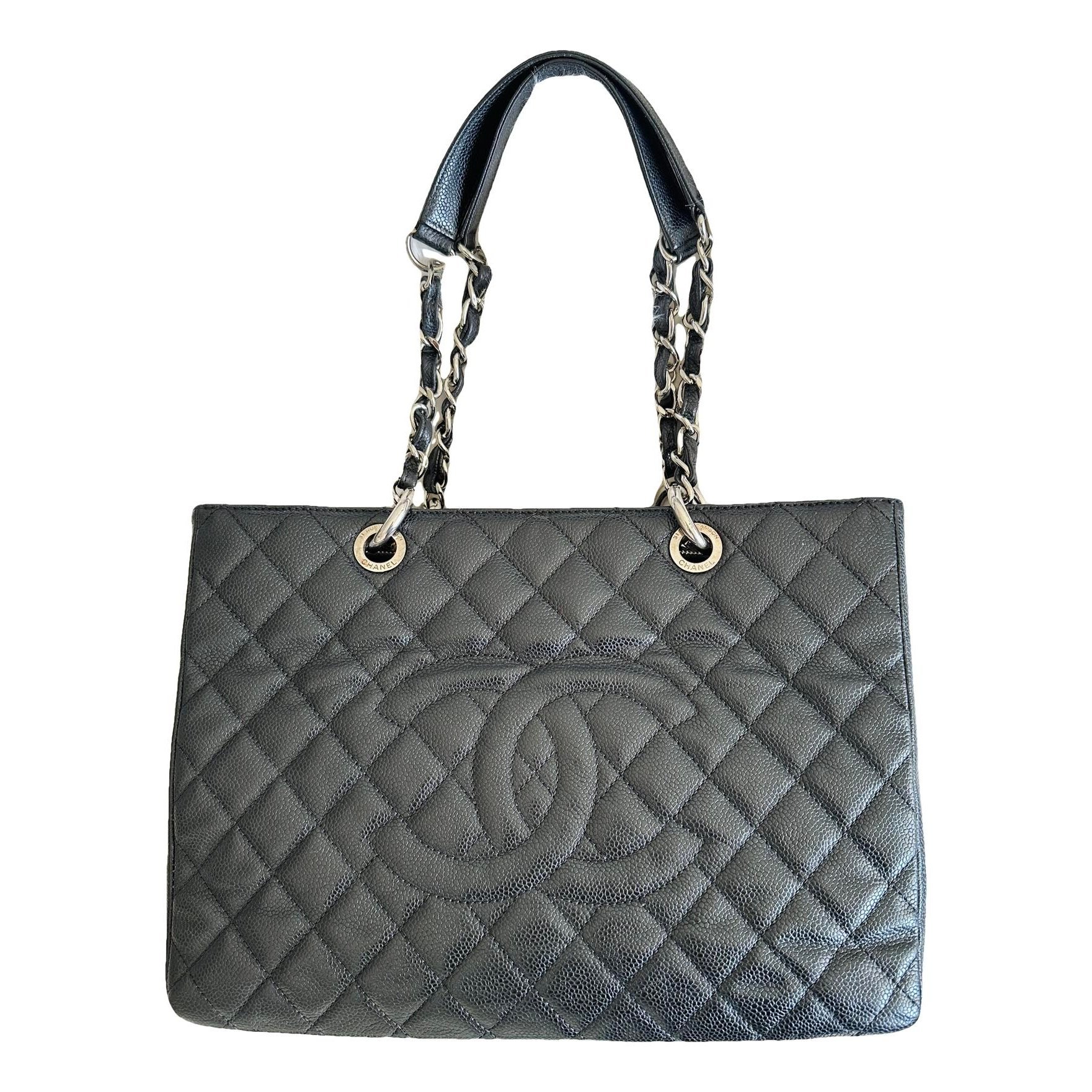 Grand shopping leather tote