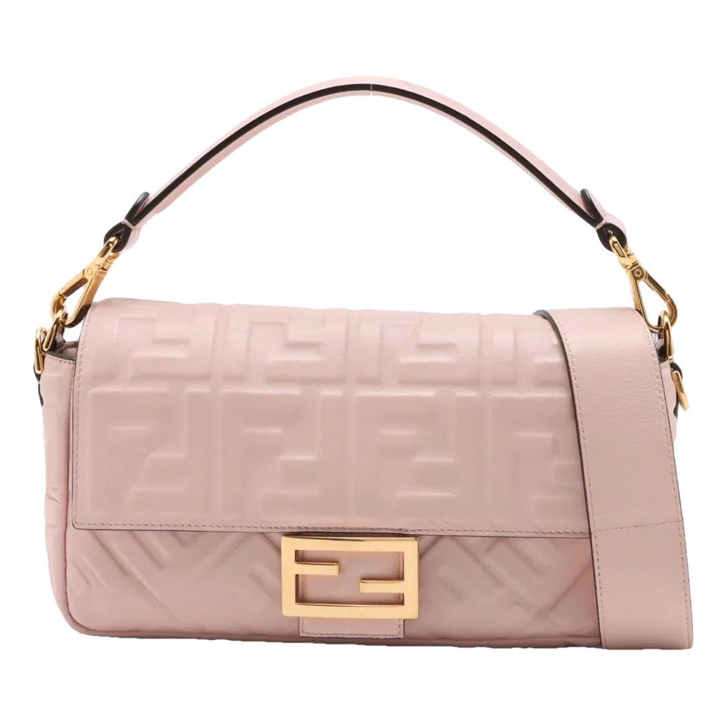 Baguette leather handbag