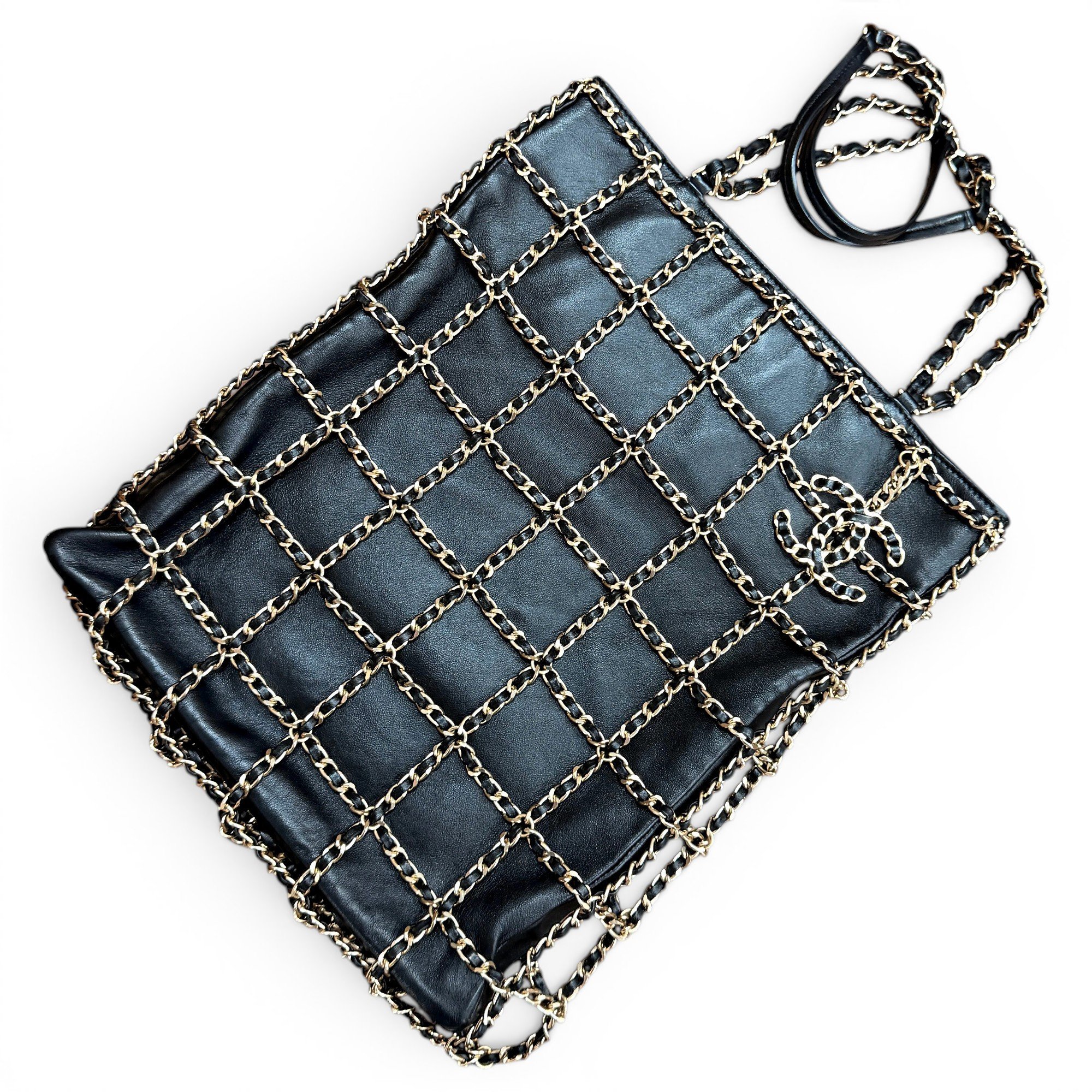 Leather tote