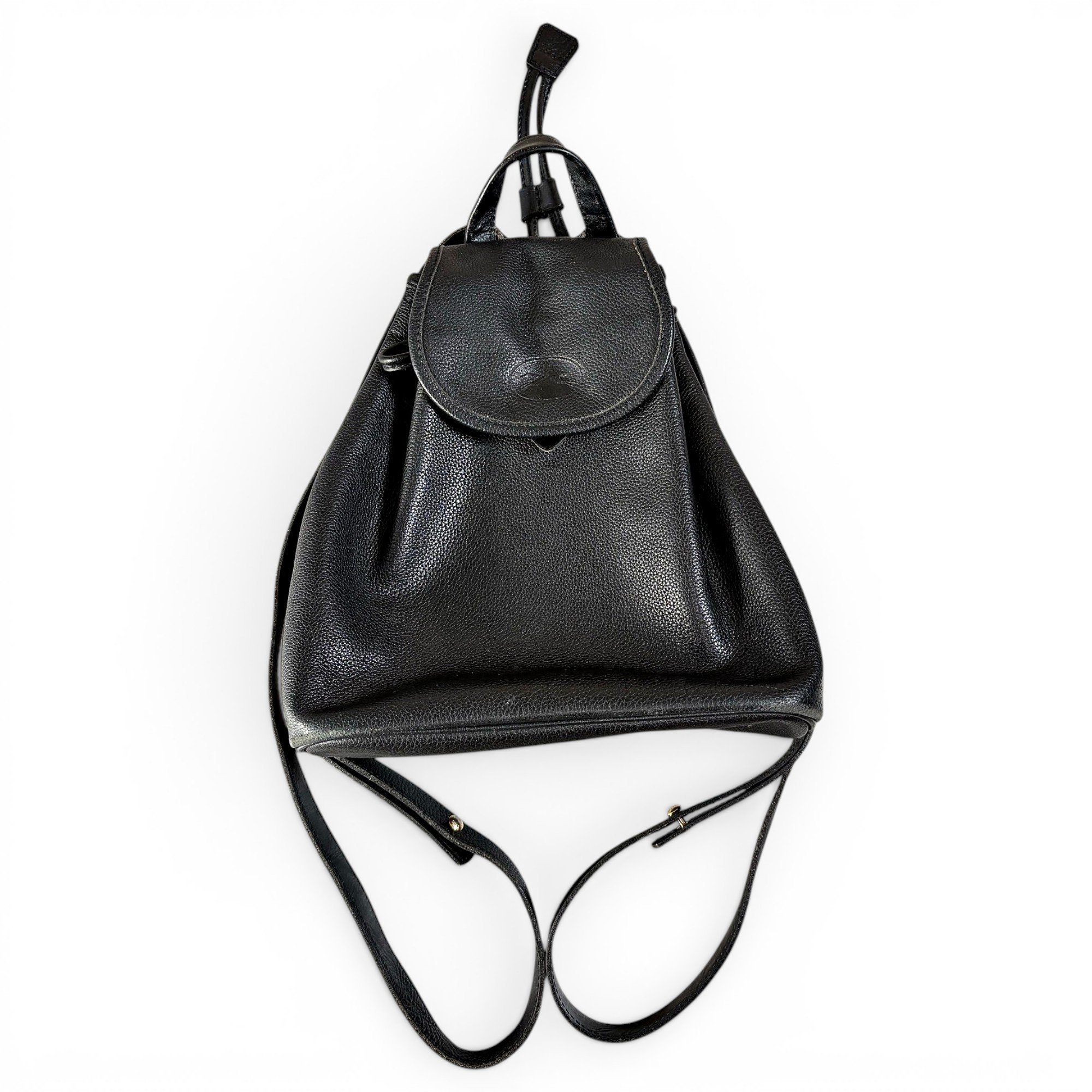 Leather backpack