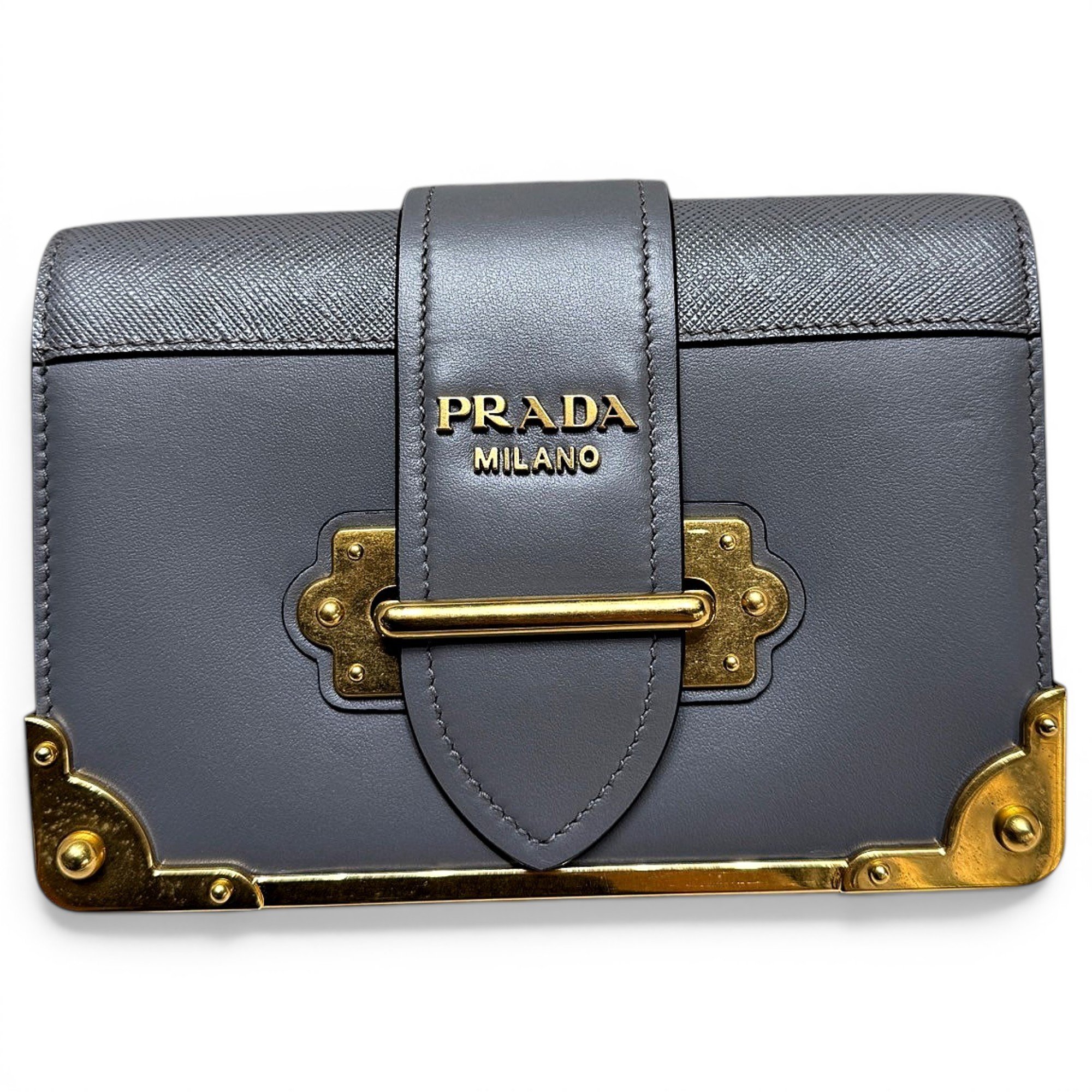 Cahier leather handbag