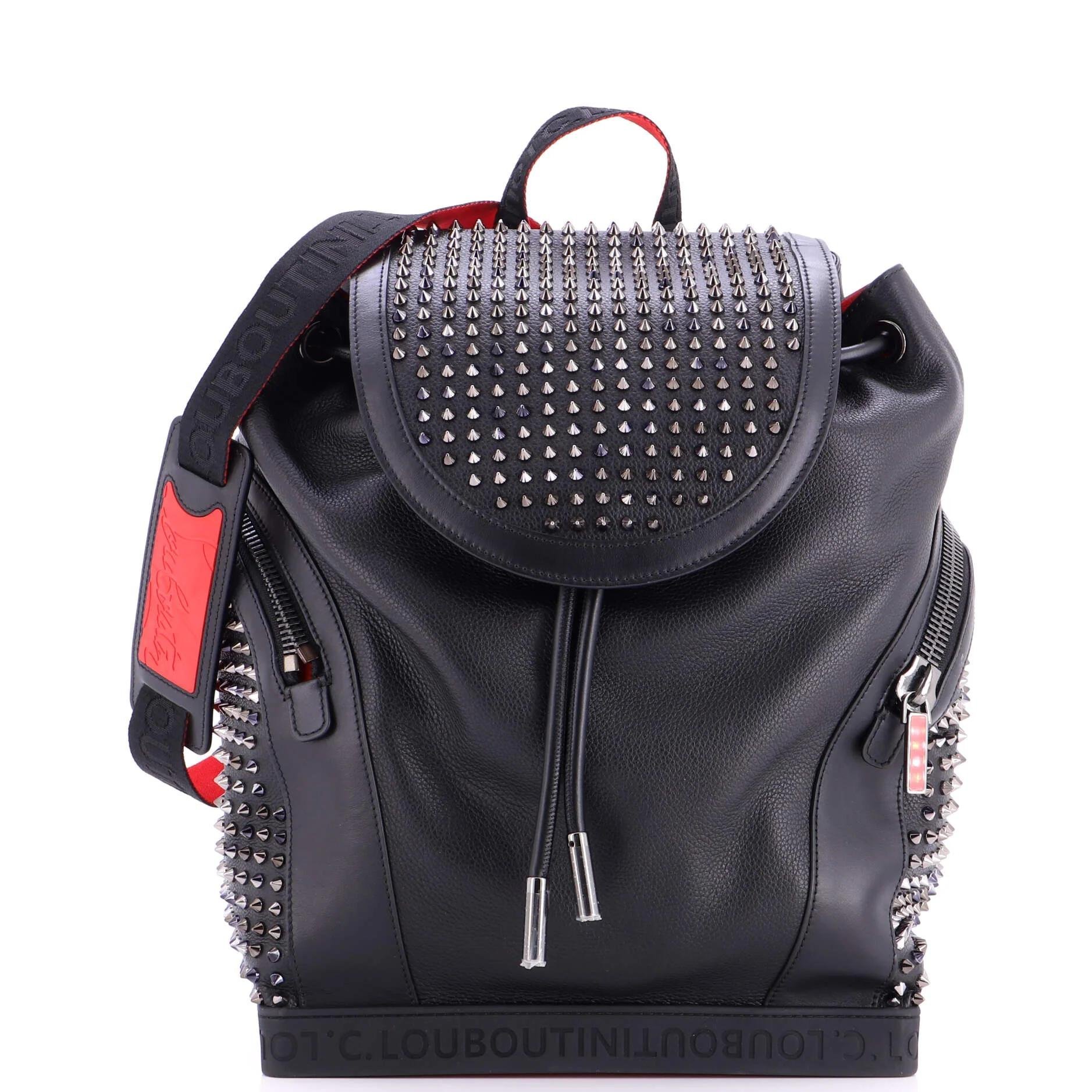 Leather backpack