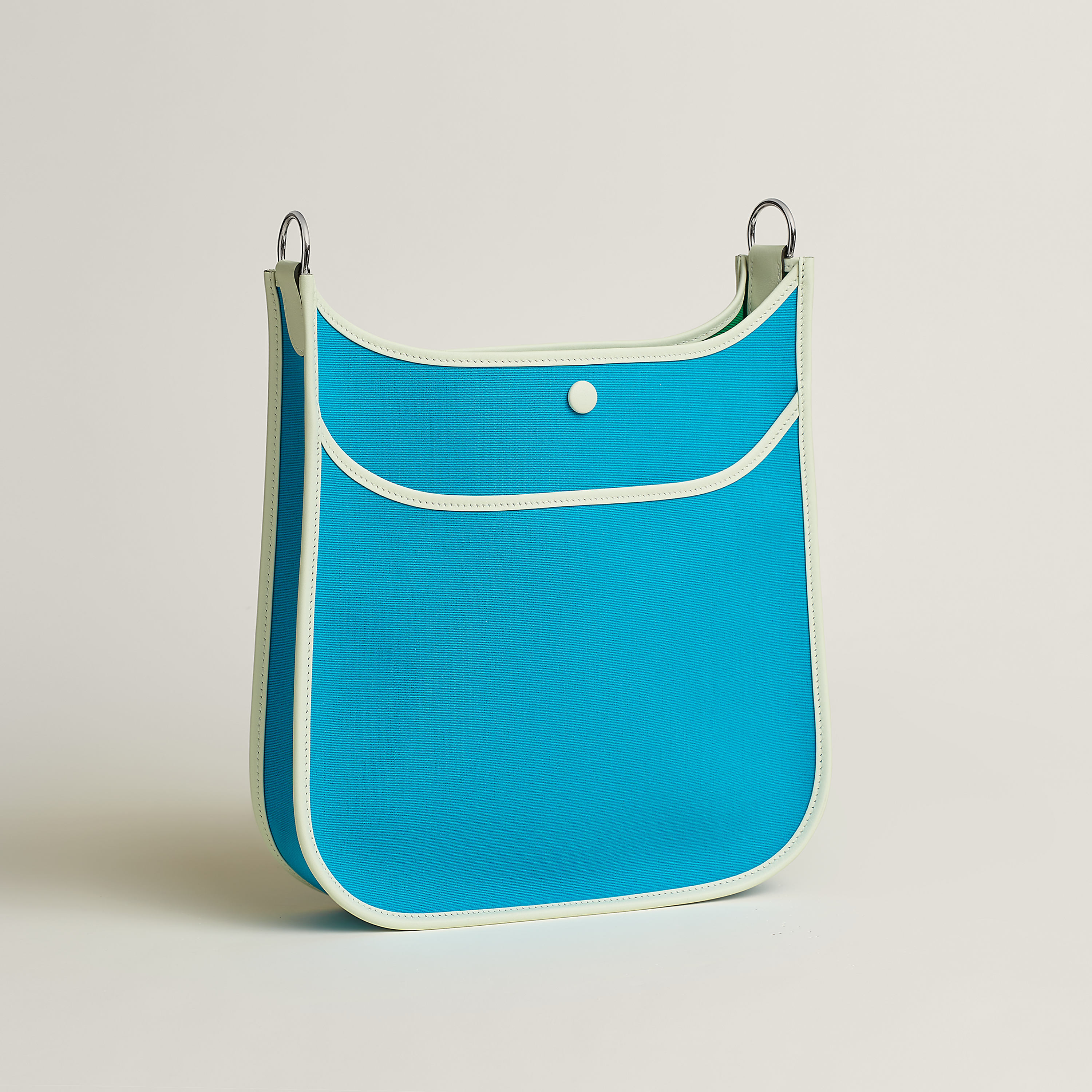 ★希少カラー【HERMES】エヴリン Neo Evelyne 29 バッグ Hermès Neo Evelyne 29 bag Bleu Aztèque/menthe/vert Fizz