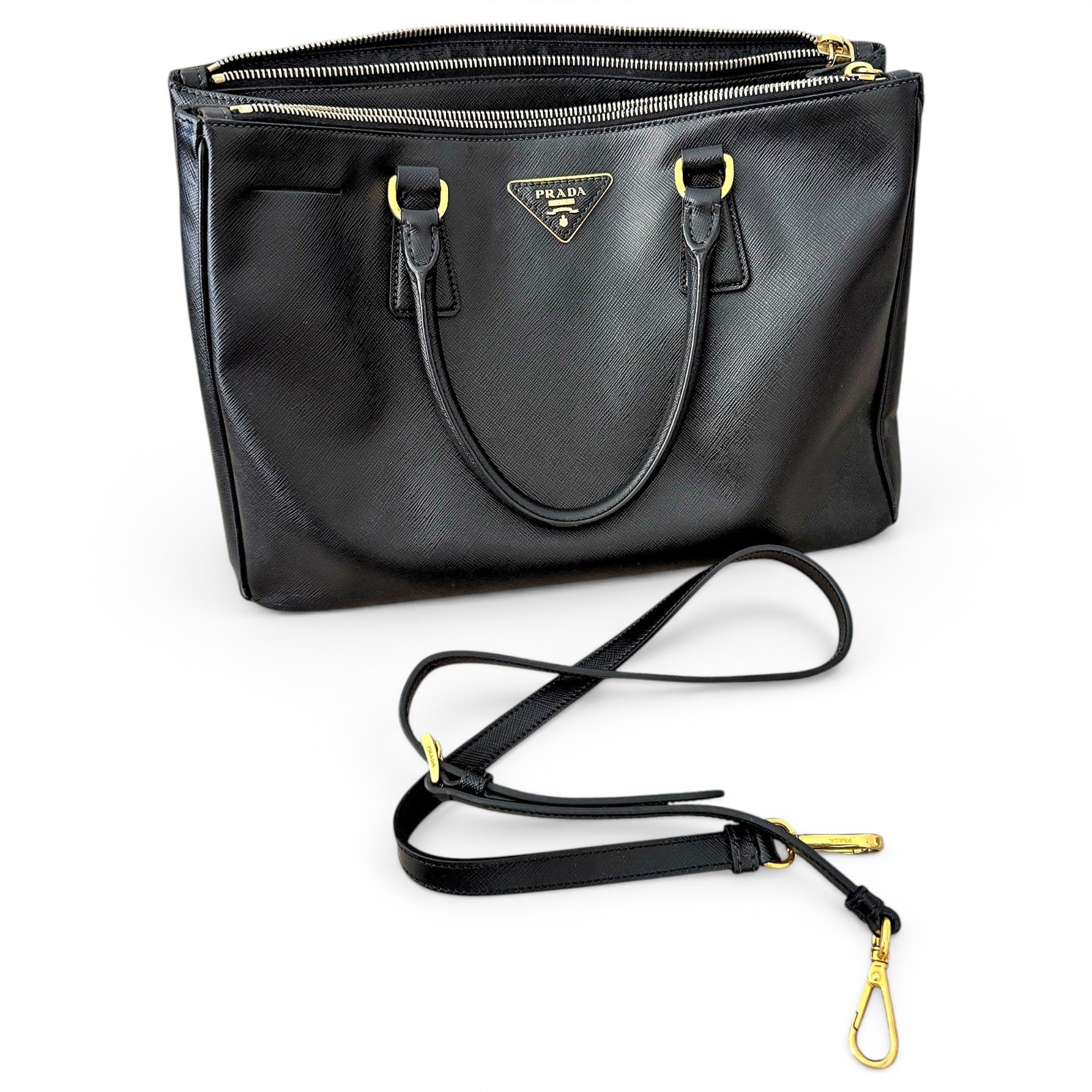 Galleria leather handbag