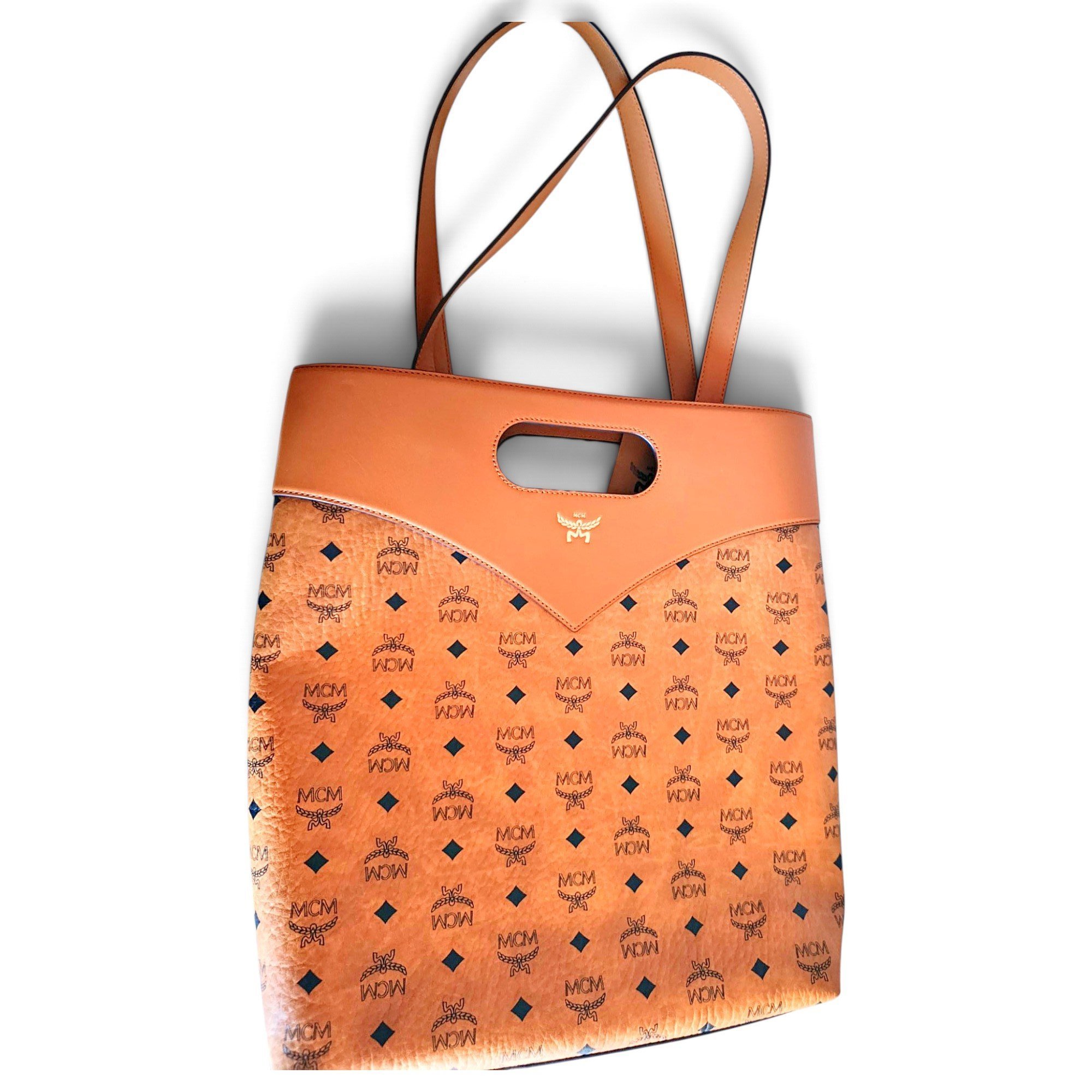 Leather tote