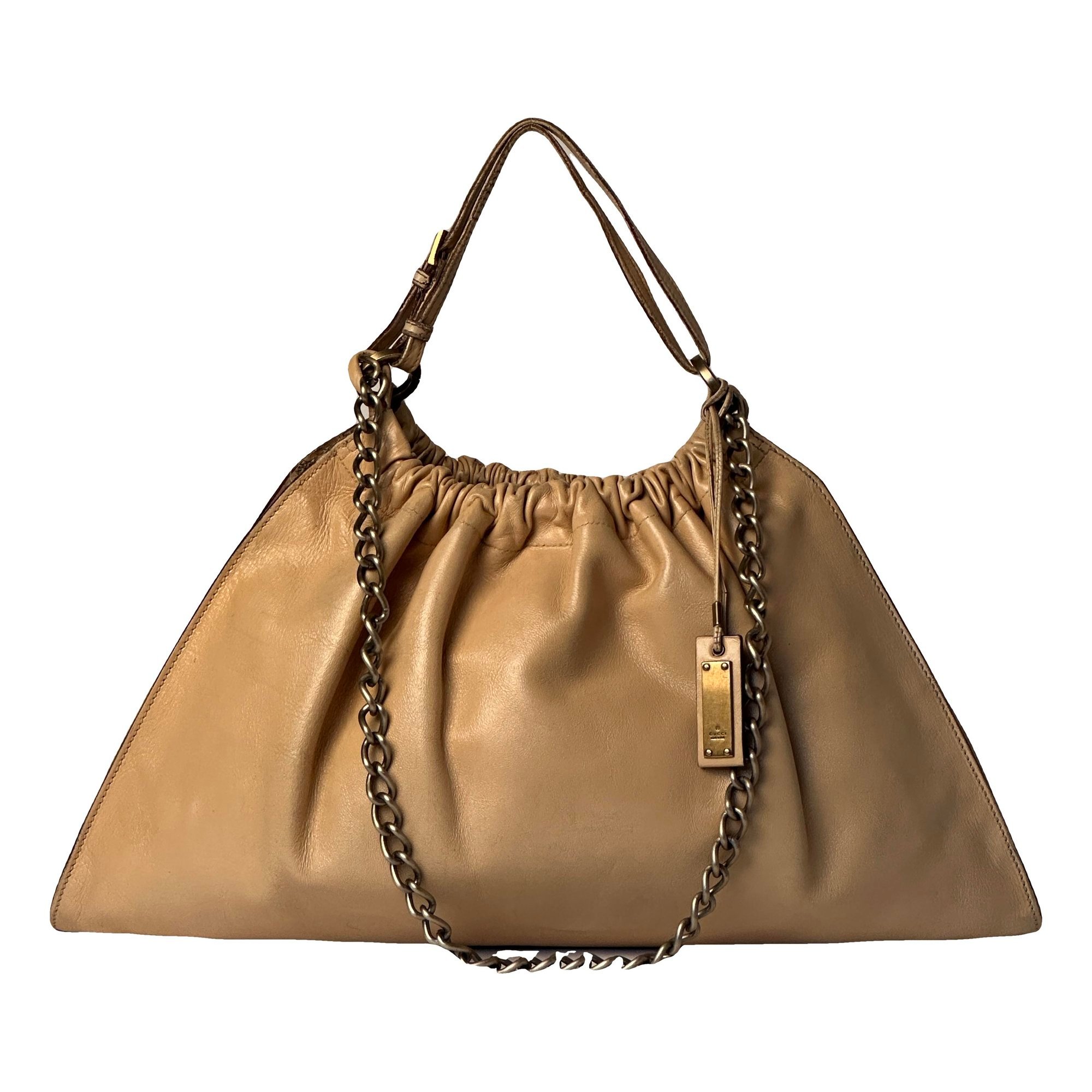 Hobo leather handbag