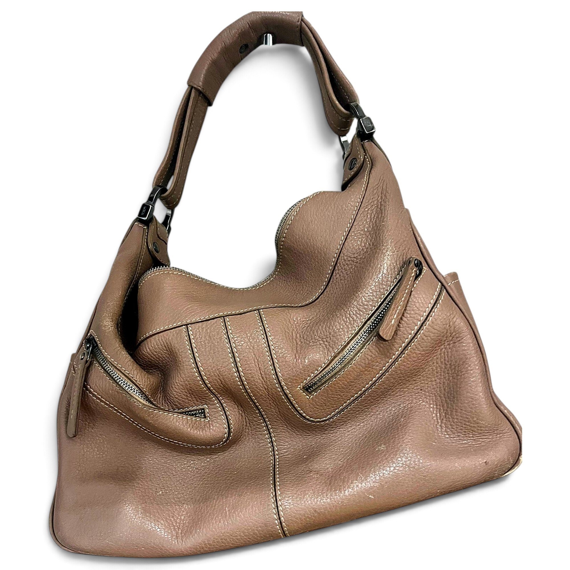 Leather handbag