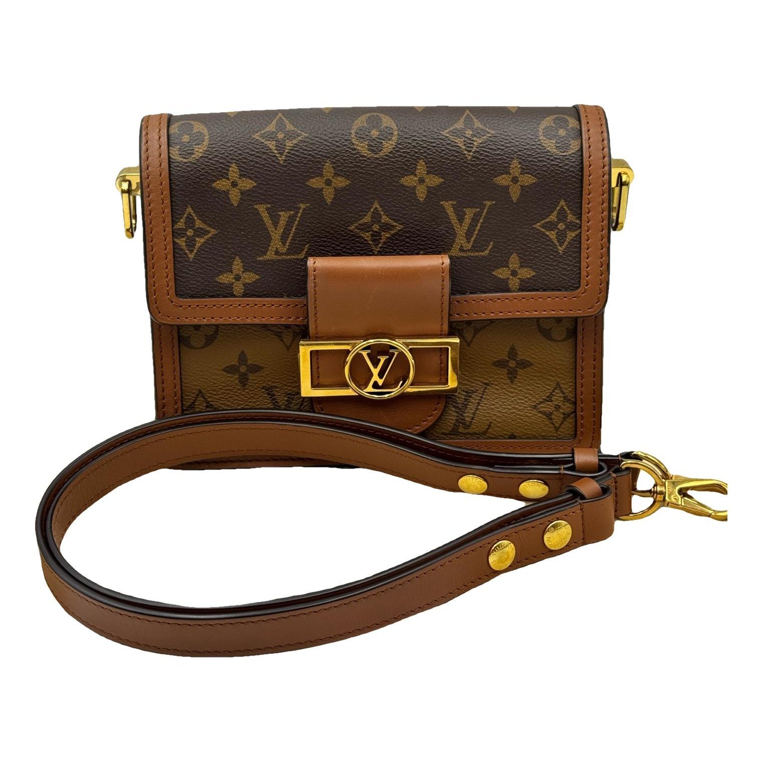 Dauphine Vintage leather handbag