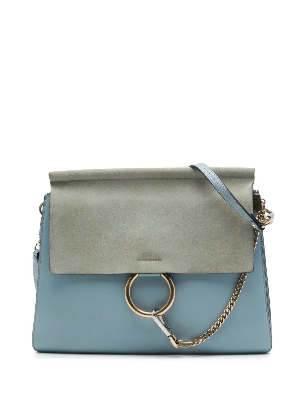 2016 Medium Calfskin and Suede Faye crossbody bag