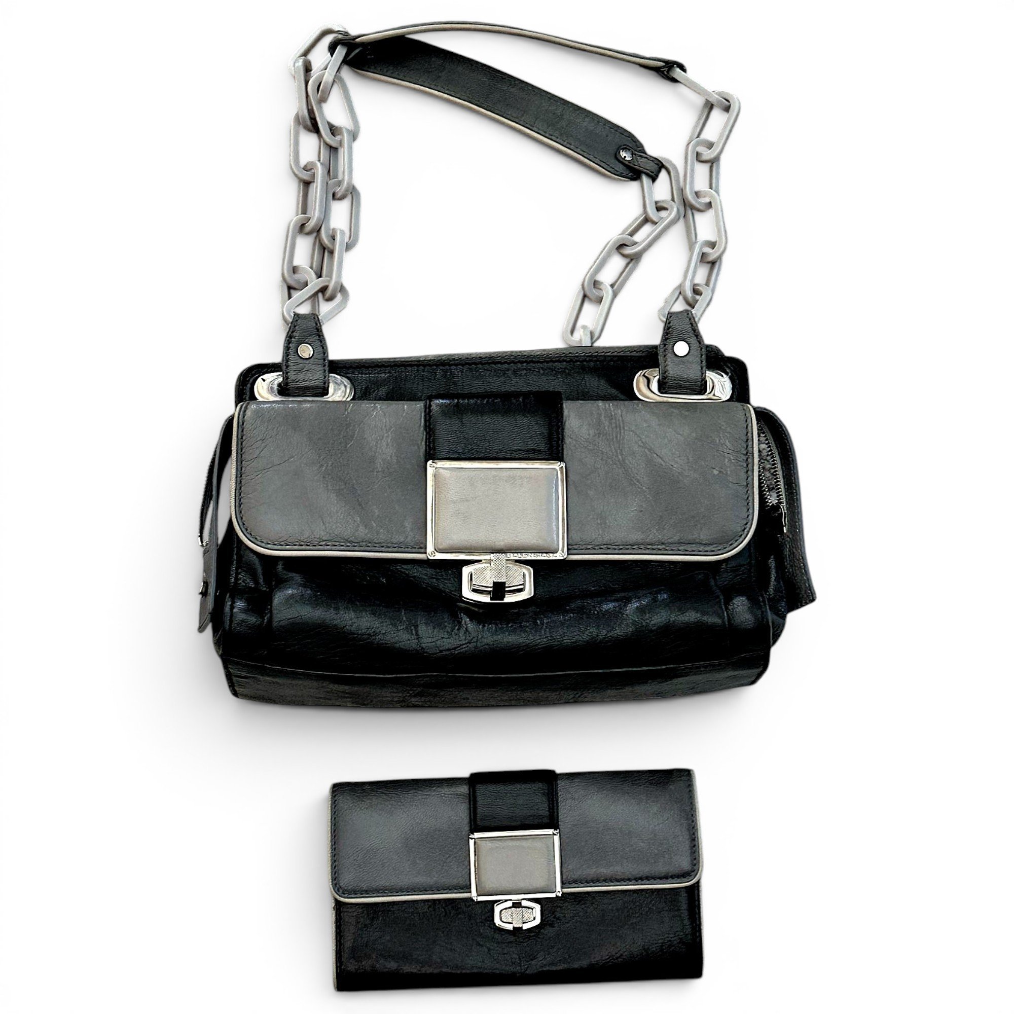 Downtown Chain leather handbag