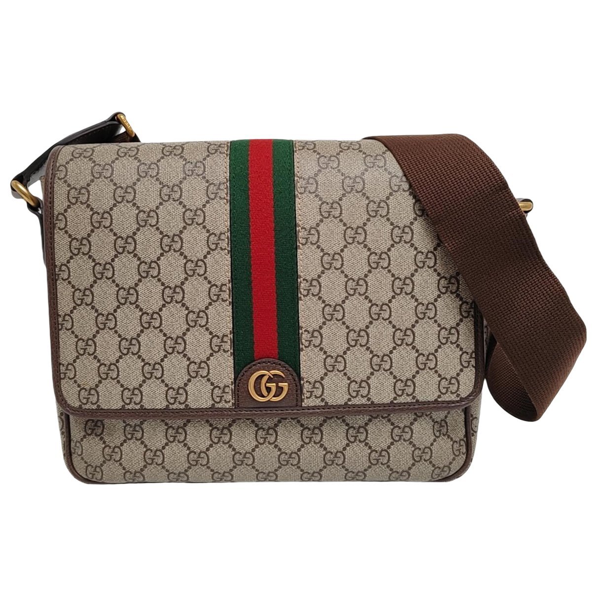 Ophidia leather crossbody bag