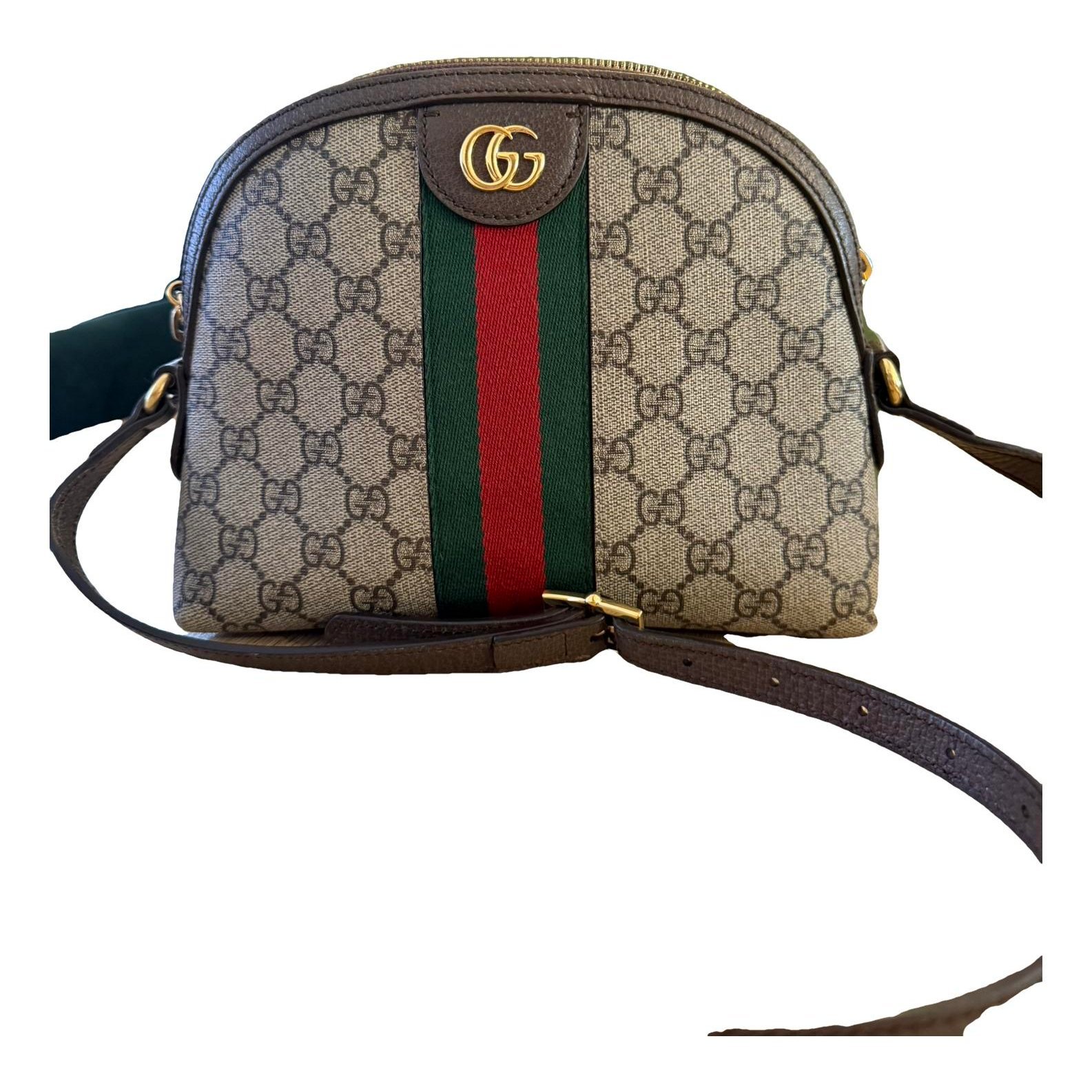 Ophidia Dome leather handbag