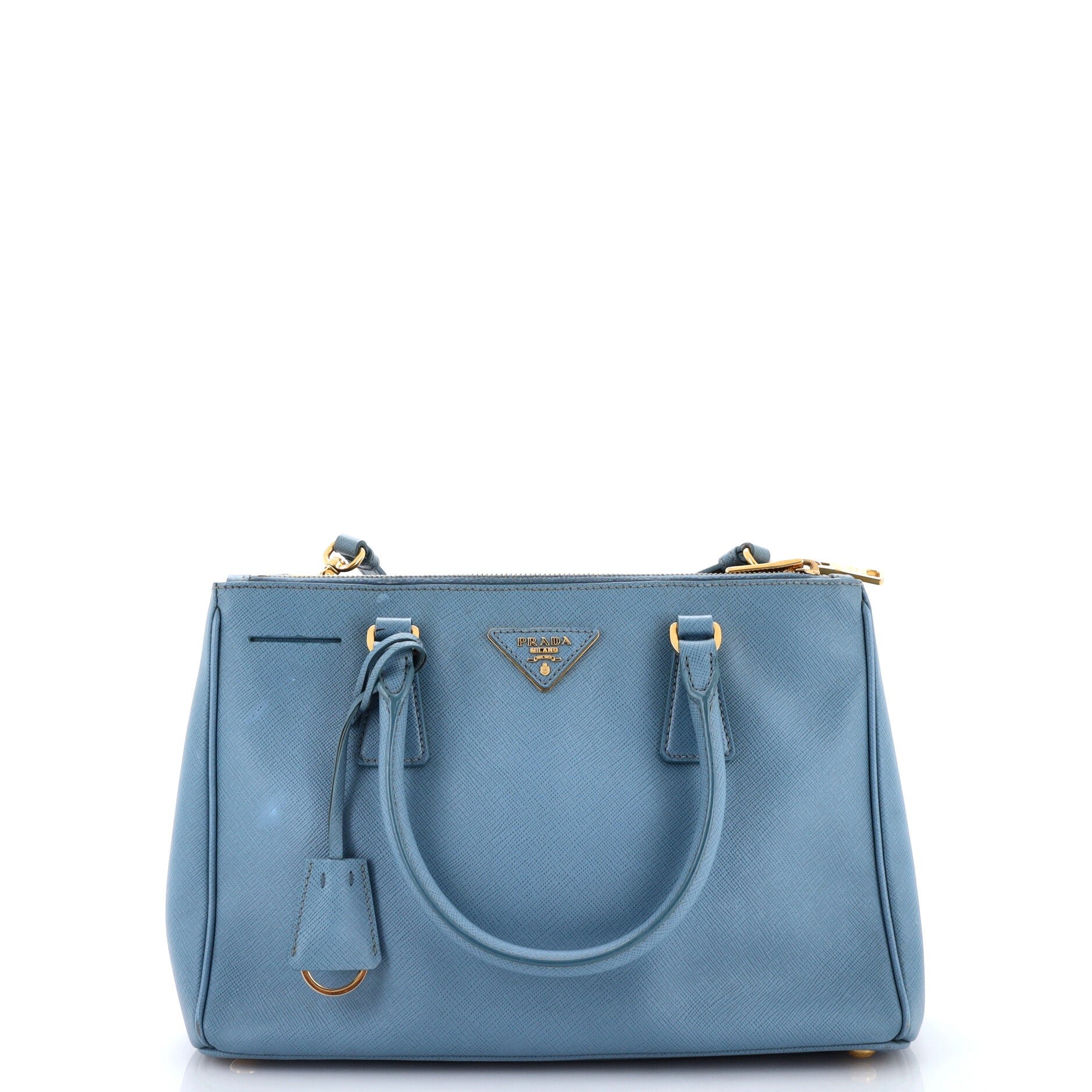 Galleria Double Zip Tote Saffiano Leather Small