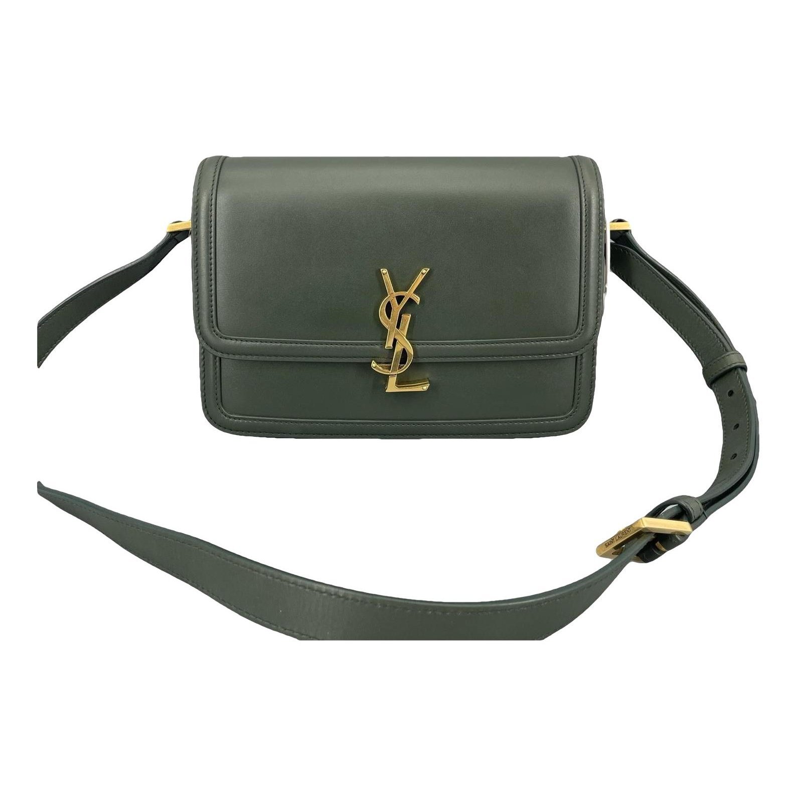 Solférino leather handbag