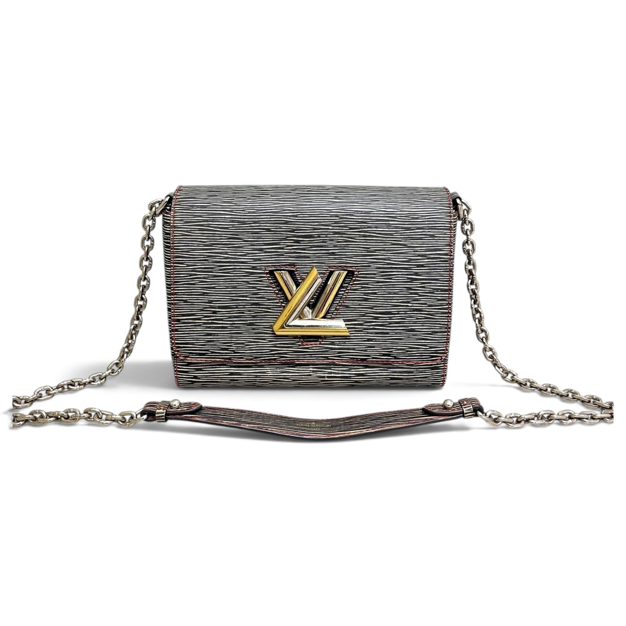 Twist leather handbag