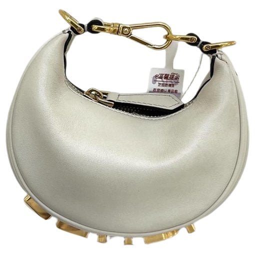 Fendigraphy leather handbag